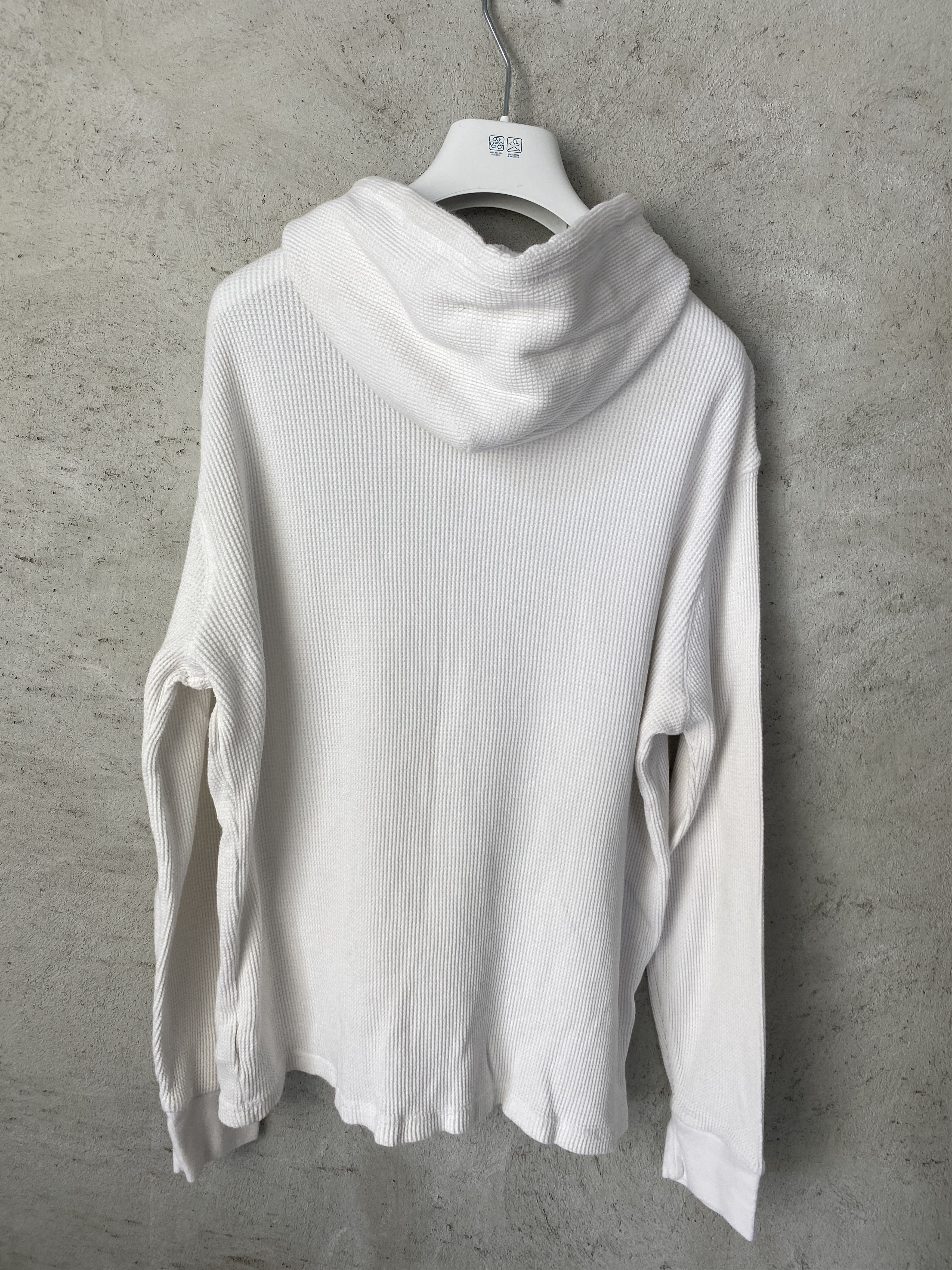Polo Ralph Lauren Polo Ralph Lauren white waffle hoodie oldmoney casual Size US L / EU 52-54 / 3 - 6 Thumbnail