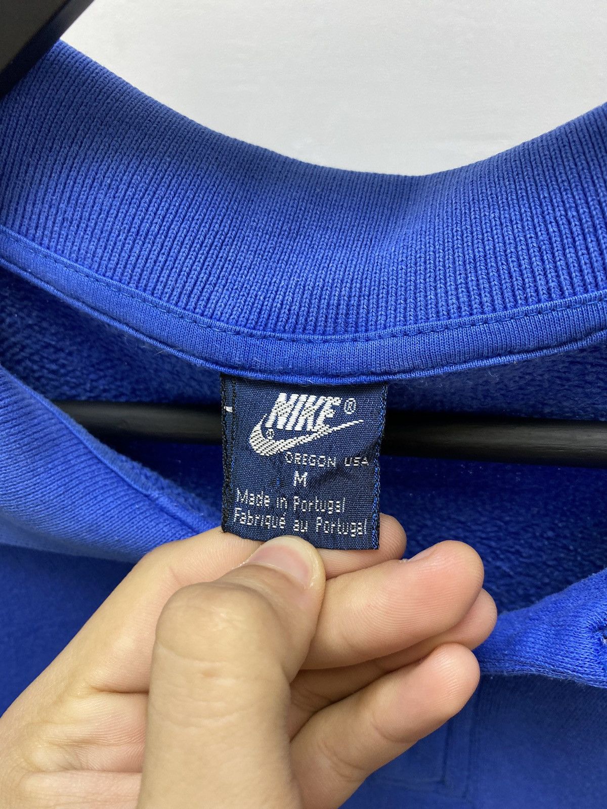 Nike × Vintage RARE Vintage 80s Nike Longsleeve Collared Polo T Shirt Size US M / EU 48-50 / 2 - 18 Thumbnail