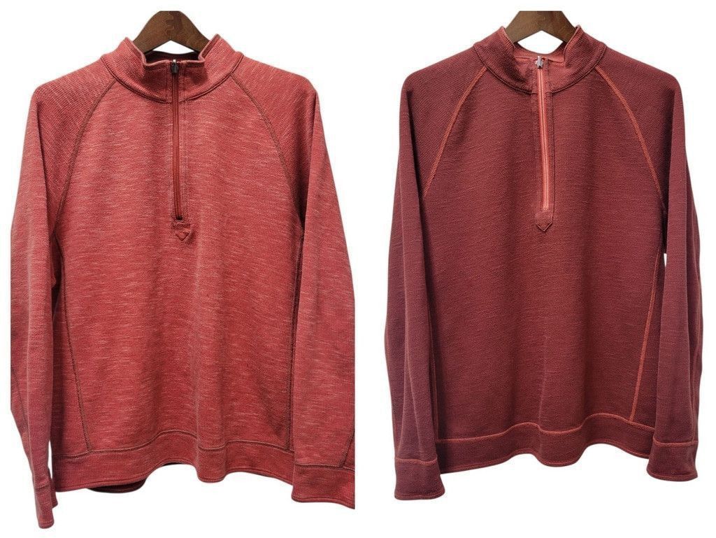 Tommy Bahama Tommy Bahama Reversible Quarter-Zip Sweatshirt Medium Size US M / EU 48-50 / 2 - 1 Thumbnail
