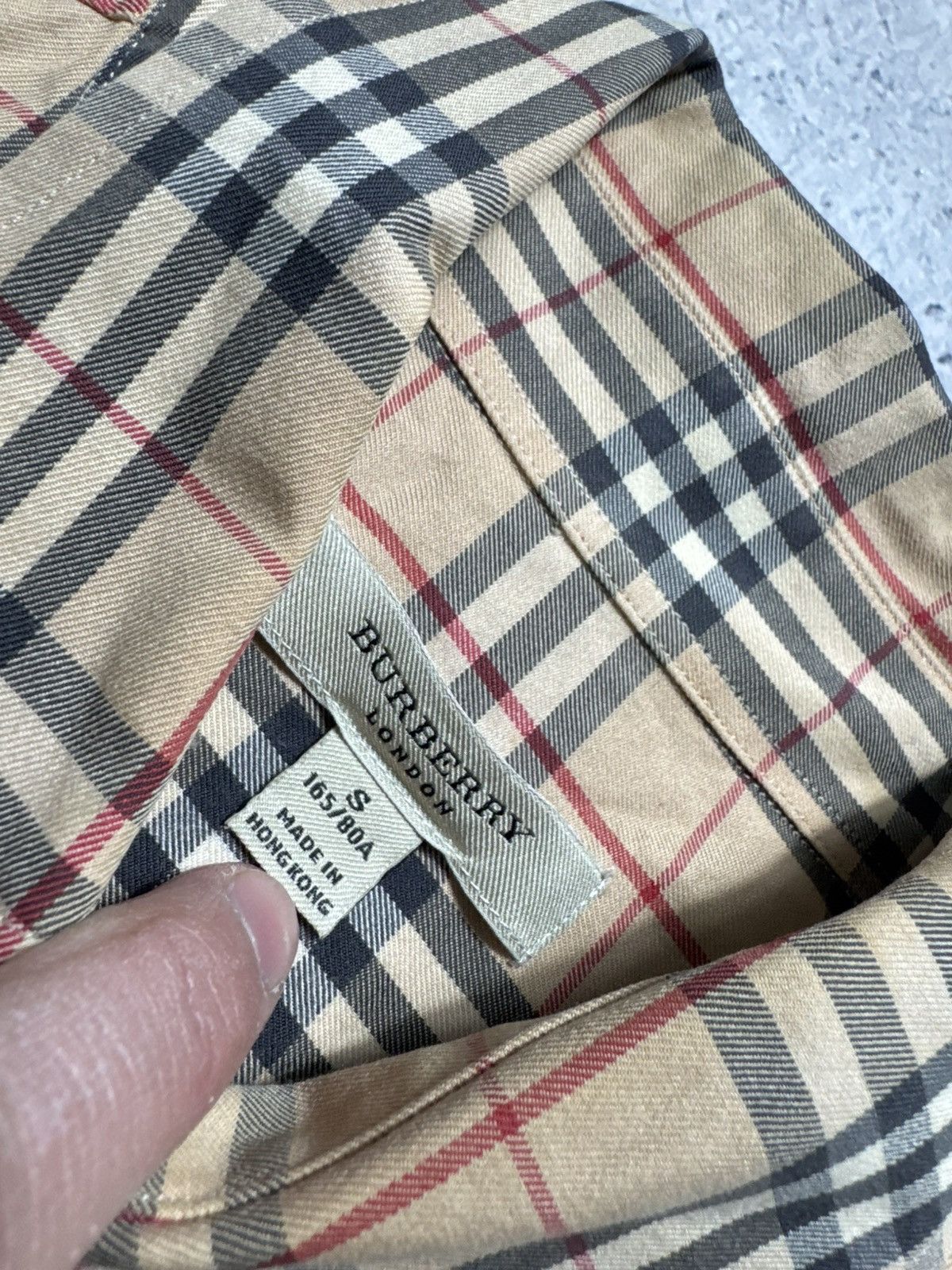 Burberry Burberry Checked Short Sleeve Button Up Vintage Shirt Size S Size US S / EU 44-46 / 1 - 6 Thumbnail