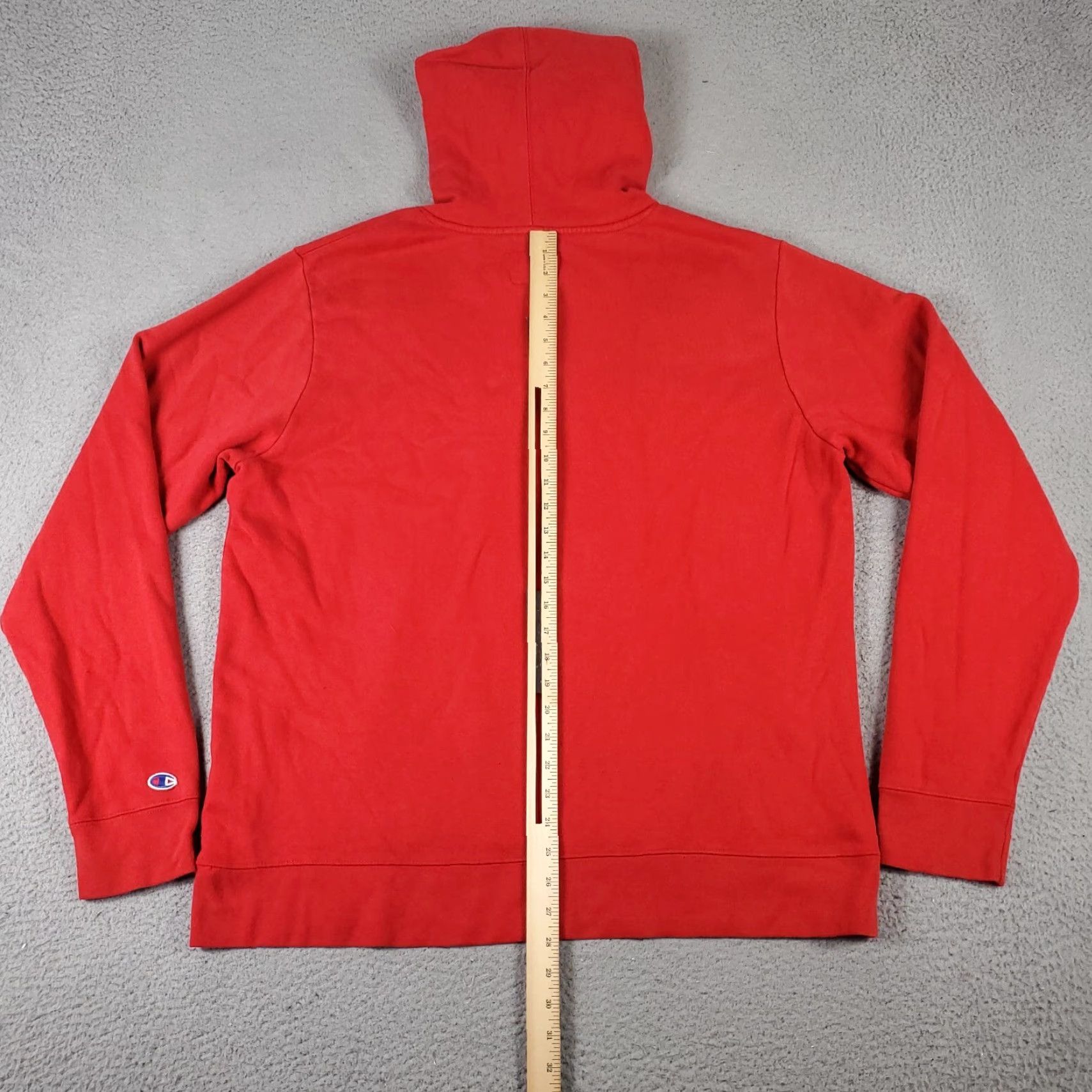 Champion VINTAGE Champion Hoodie Sweatshirt Mens XL Red Pullover Casual Knitted Logo Zipper 90sâModern Size US XL / EU 56 / 4 - 6 Thumbnail