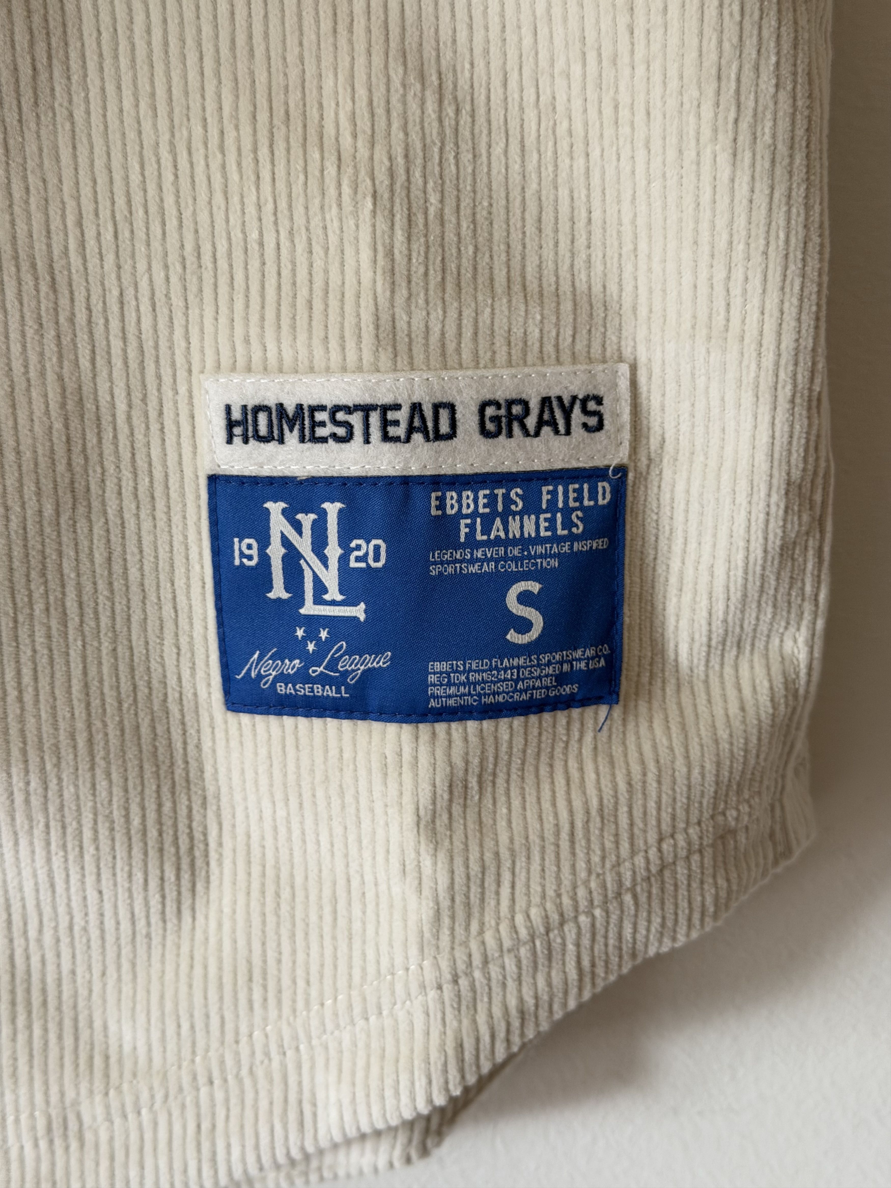 Ebbets Field Flannels Ebbets Field Homestead Grays Josh Gibston Corduroy Jersey Size US S / EU 44-46 / 1 - 5 Thumbnail