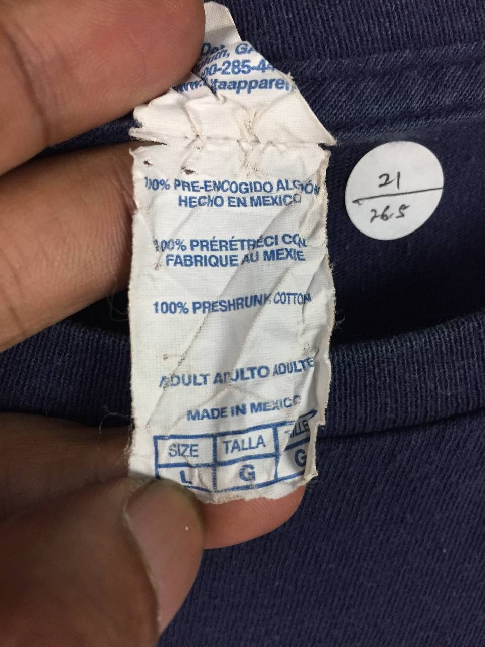 Vintage Vtg 00s NASA Official Logo Property Of NASA Tee Size US L / EU 52-54 / 3 - 14 Thumbnail