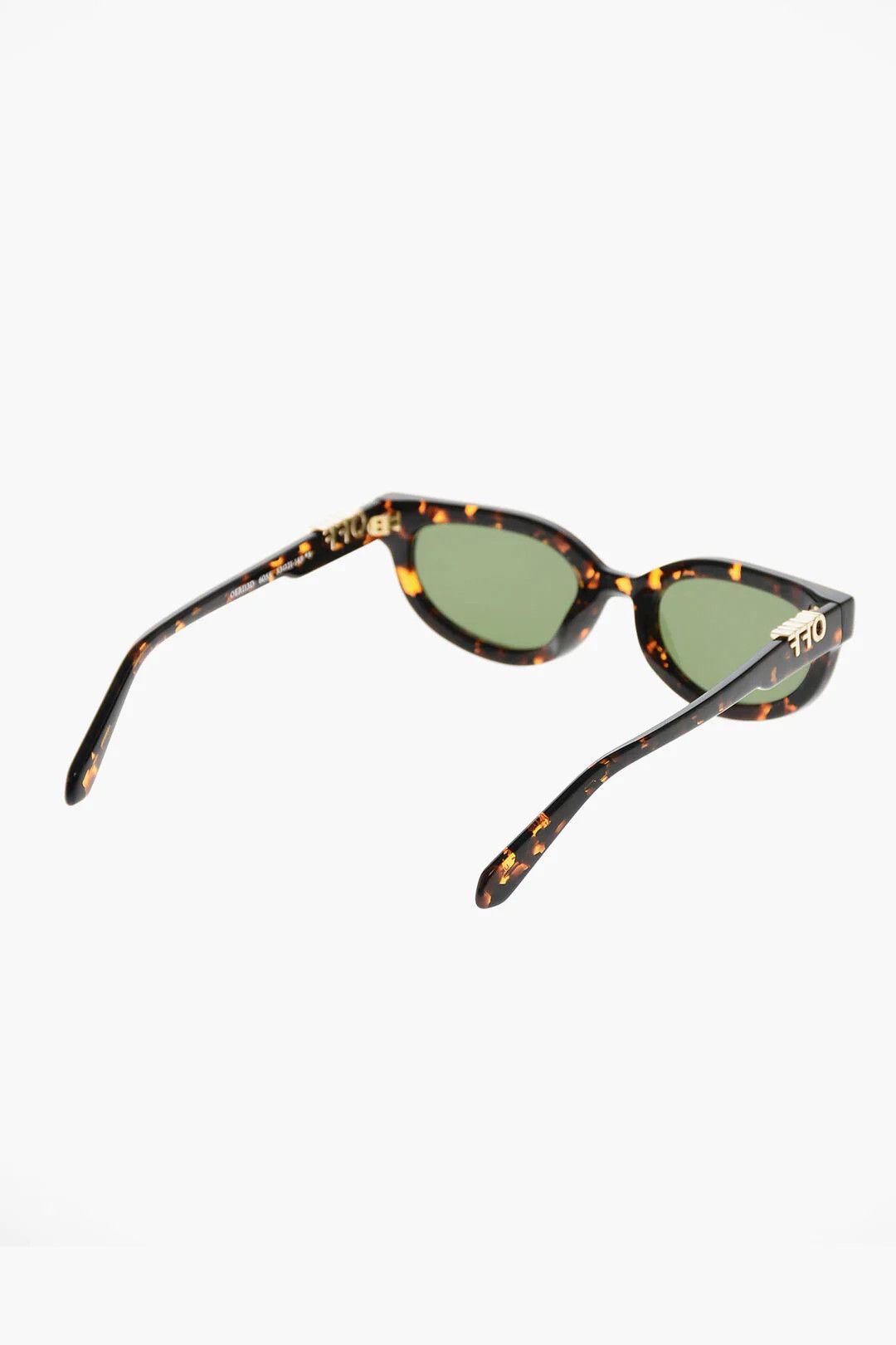 Off-White og1mm0426 Size: OS/Oval Tortoiseshell Sunglasses Brown&Green Size ONE SIZE - 3 Thumbnail