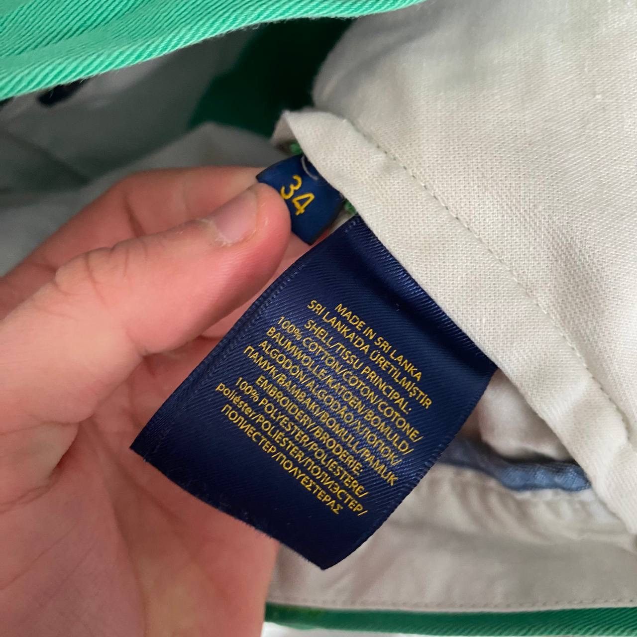 Polo Ralph Lauren × Vintage Vintage Polo Ralph Lauren Monogrammed luxury shorts Size US 34 / EU 50 - 6 Thumbnail