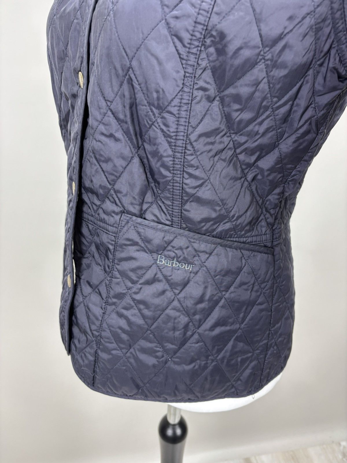 Barbour Womens quilted jacket Barbour Size 10 Color Blue Size L / US 10 / IT 46 - 9 Thumbnail