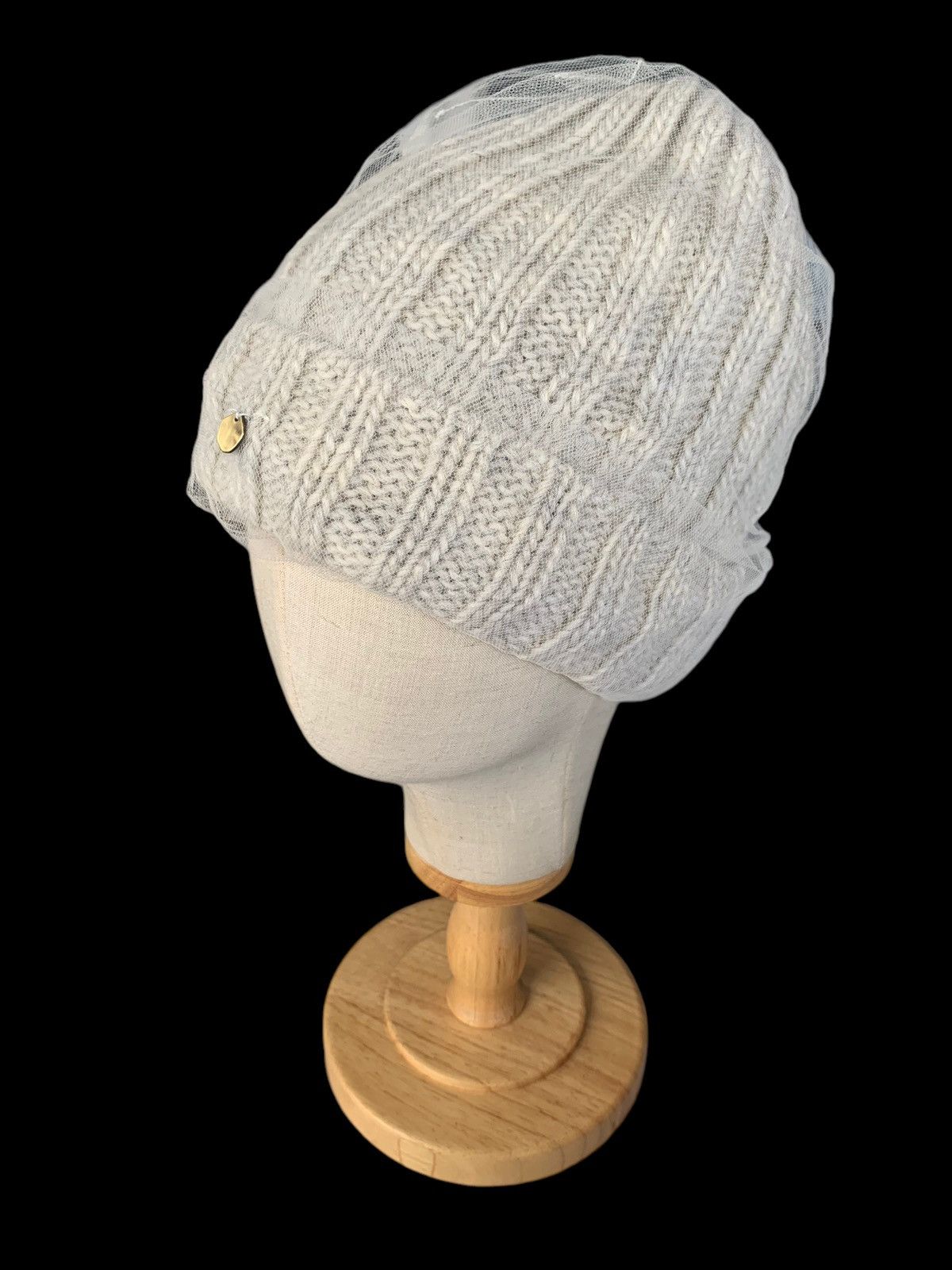 Japanese Brand × Kapital × Vintage Punk Bondage Style Passage Mignon knit Rare Beanie Hats Size ONE SIZE - 3 Thumbnail