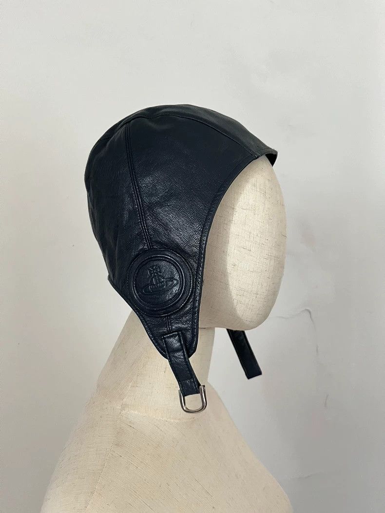 Vivienne Westwood Vivienne Westwood Leather Pilot Hat- dmc Size ONE SIZE - 1 Thumbnail
