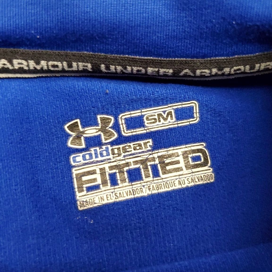 Under Armour Under Armour Shirt Mens Small Blue Mock Neck Fitted ColdGear Athletic Stretch LS Shirt Blue Mens Small Mock Neck ColdGear Athletic Long Sleeve Size US S / EU 44-46 / 1 - 4 Thumbnail
