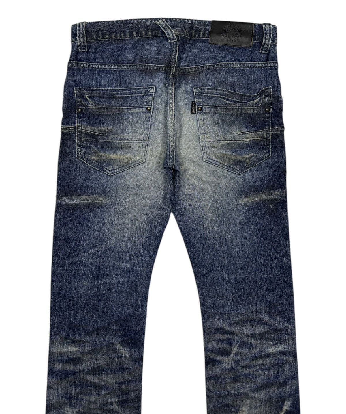If Six Was Nine × Japanese Brand × Tornado Mart 🔥Skinny Tornado Mart Distressed Denim Size US 32 / EU 48 - 6 Thumbnail