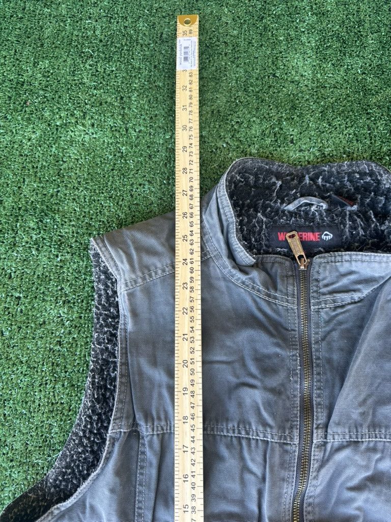 Vintage × Wolverine Wolverine Work Vest Men’s L – Gray Sherpa Lined Canvas Size US L / EU 52-54 / 3 - 7 Thumbnail