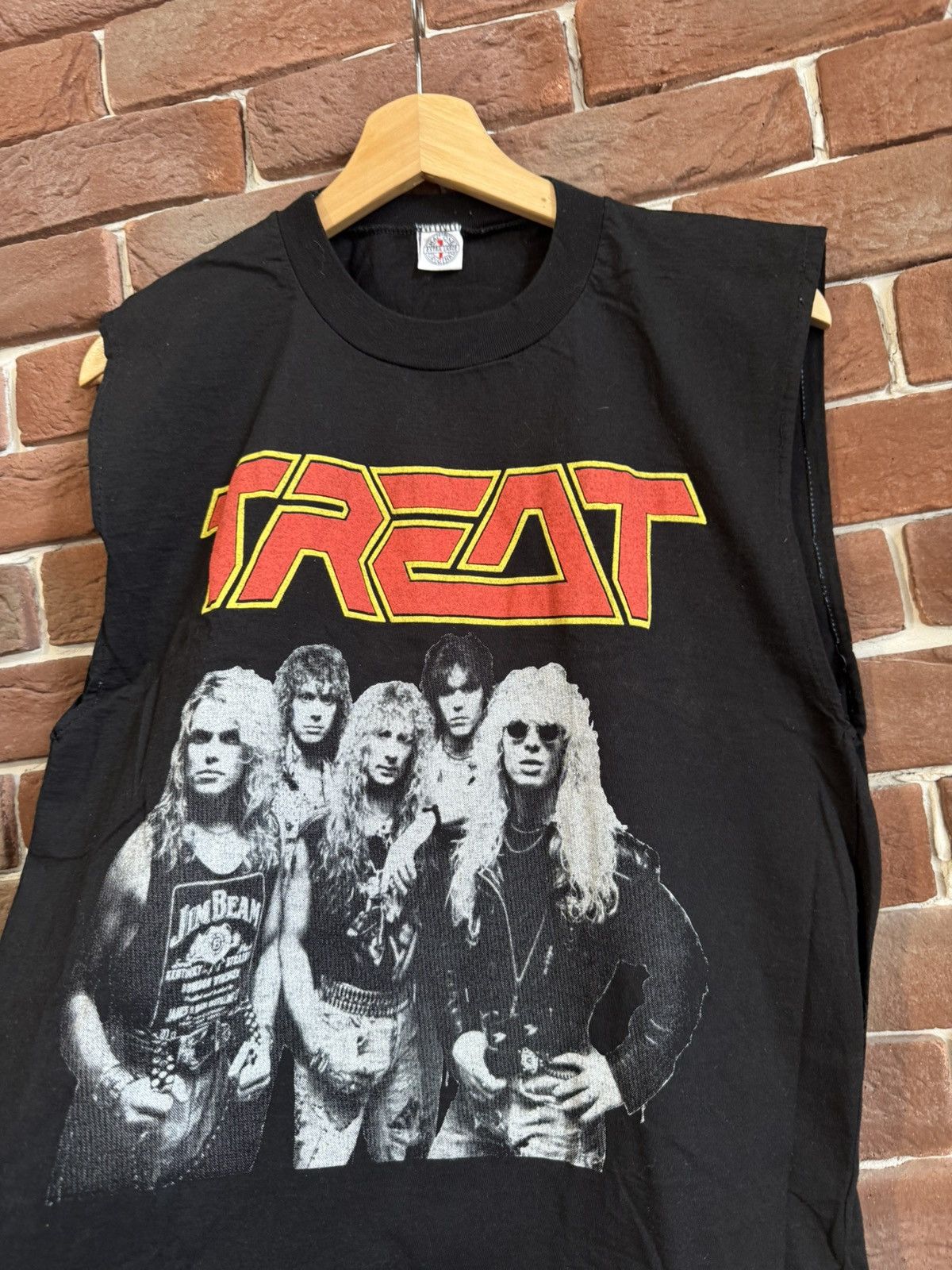 Band Tees Vintage 1990 Treat European Tour 90s XL Rock Band Tee 90s Size US XL / EU 56 / 4 - 4 Thumbnail