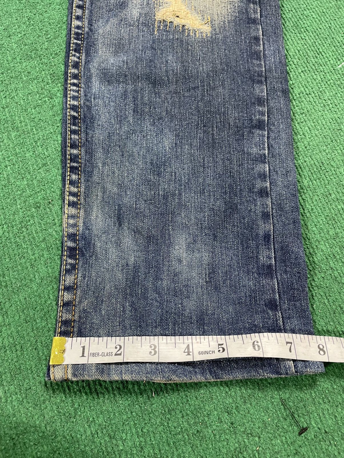If Six Was Nine Distressed Cloud 72 Arts Jeans Size US 34 / EU 50 - 16 Thumbnail