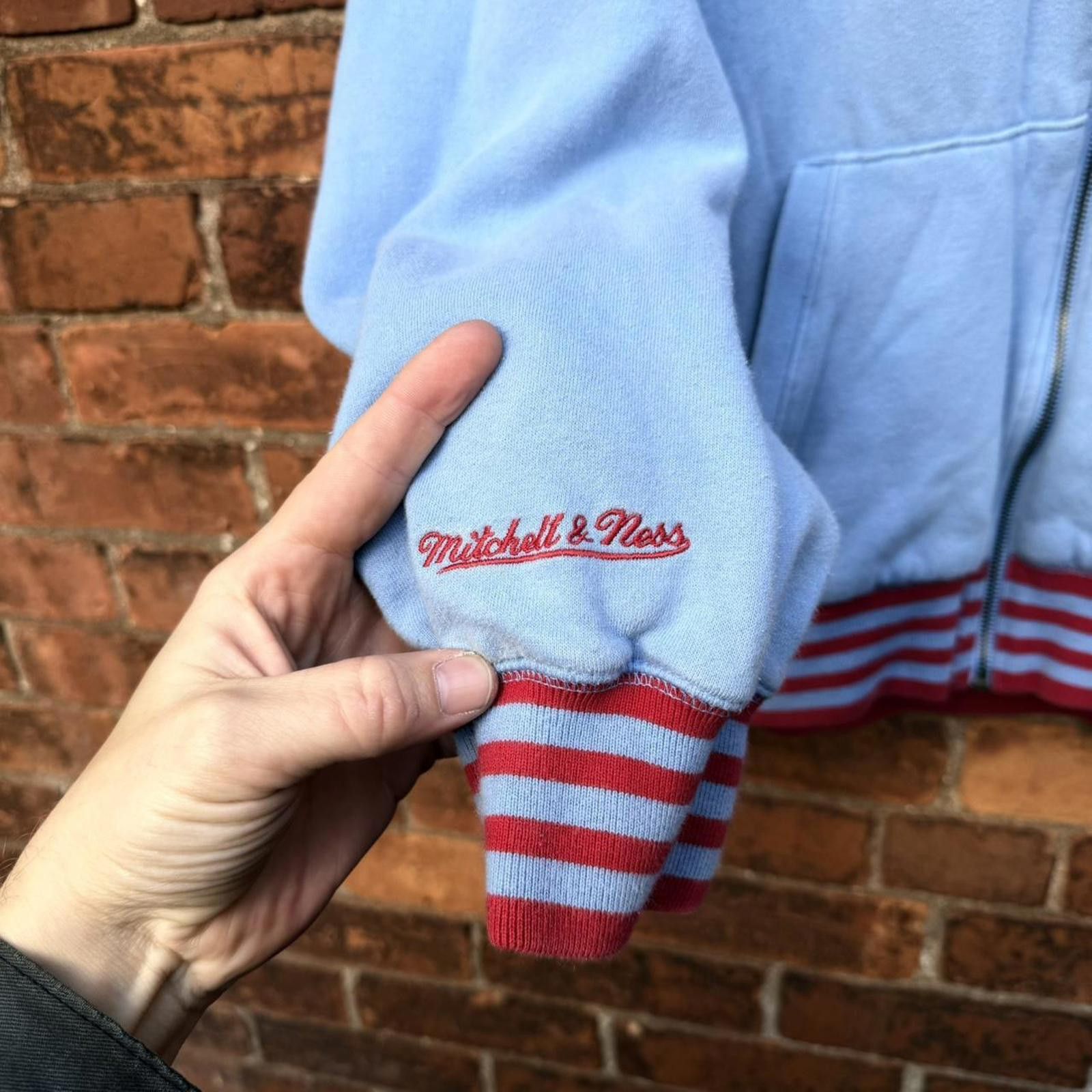 Mitchell & Ness Vintage Houston oilers Mitchell & Ness throwback hoodie L Size US L / EU 52-54 / 3 - 3 Thumbnail