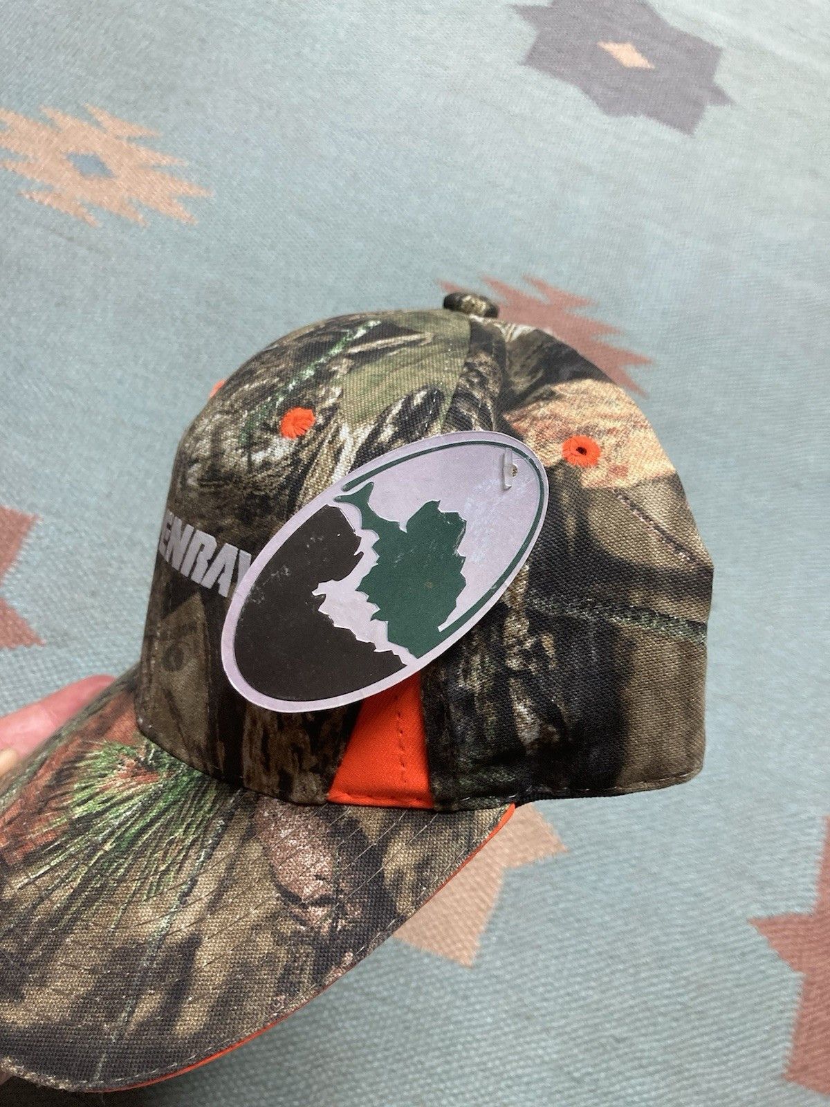 Mossy Oaks × Vintage Strapback hat camo mossy oak Penray automotive hi vis NWT Size ONE SIZE - 3 Thumbnail