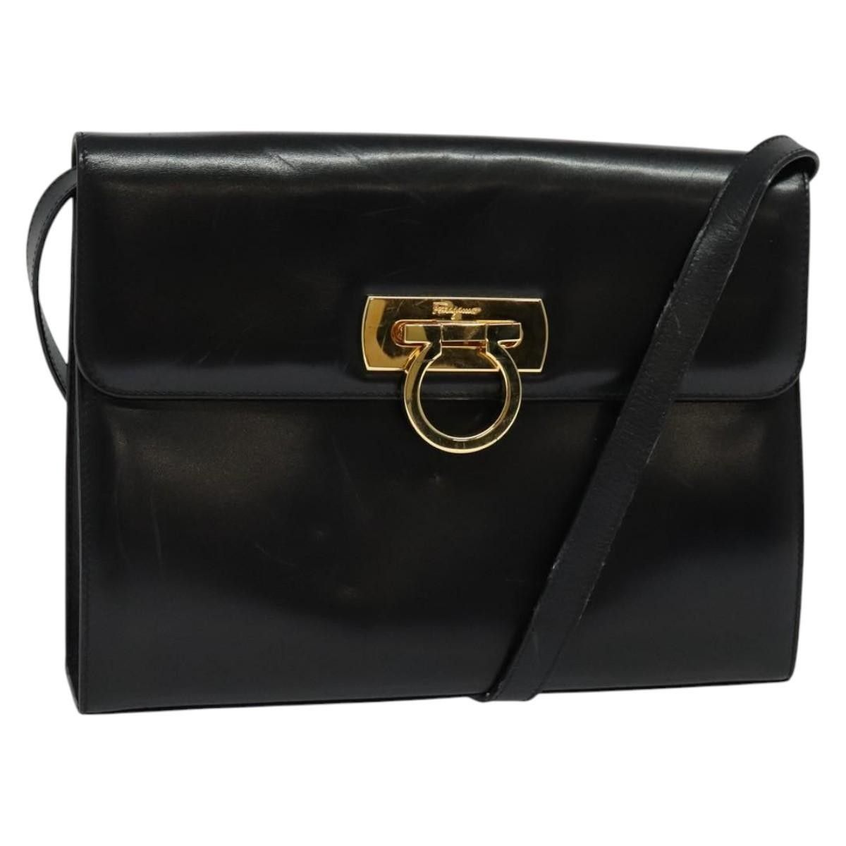Salvatore Ferragamo Salvatore Ferragamo Gancini Leather Size ONE SIZE - 1 Thumbnail