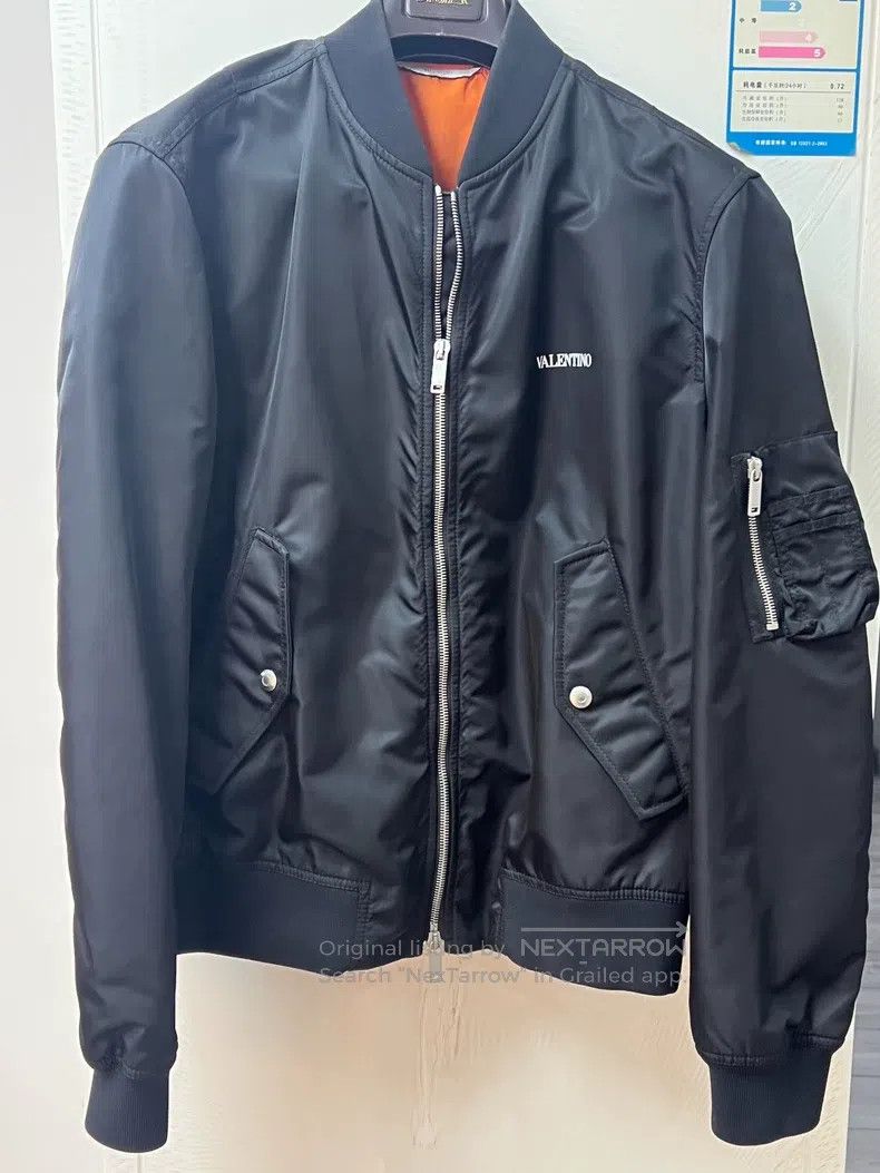 Valentino Valentino Black bomber jacket Size US XL / EU 56 / 4 - 1 Thumbnail
