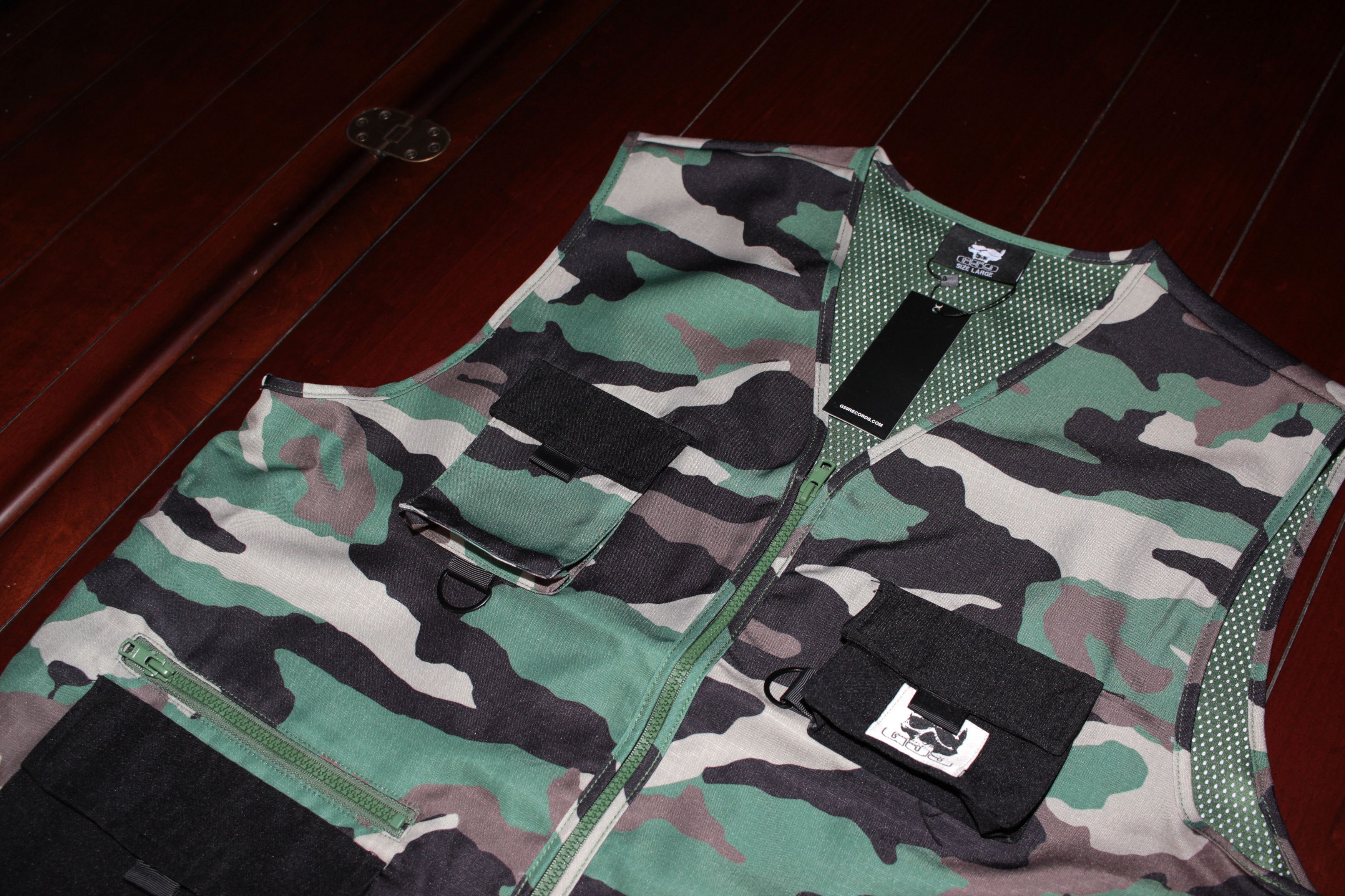 G59 Records G59 RECORDS - Tactical Vest (Woodland Camo) Size US L / EU 52-54 / 3 - 3 Thumbnail