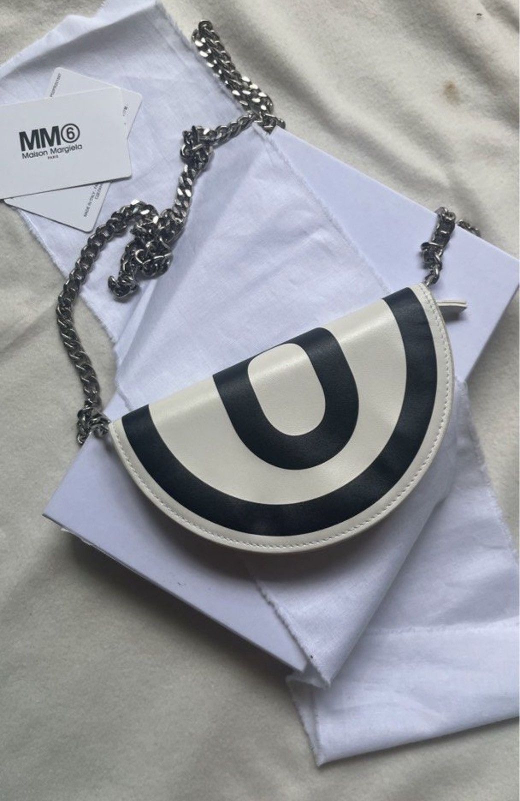 Maison Margiela Maison Margiela MM6 Hakf Circle Chain Bag Size ONE SIZE - 1 Thumbnail