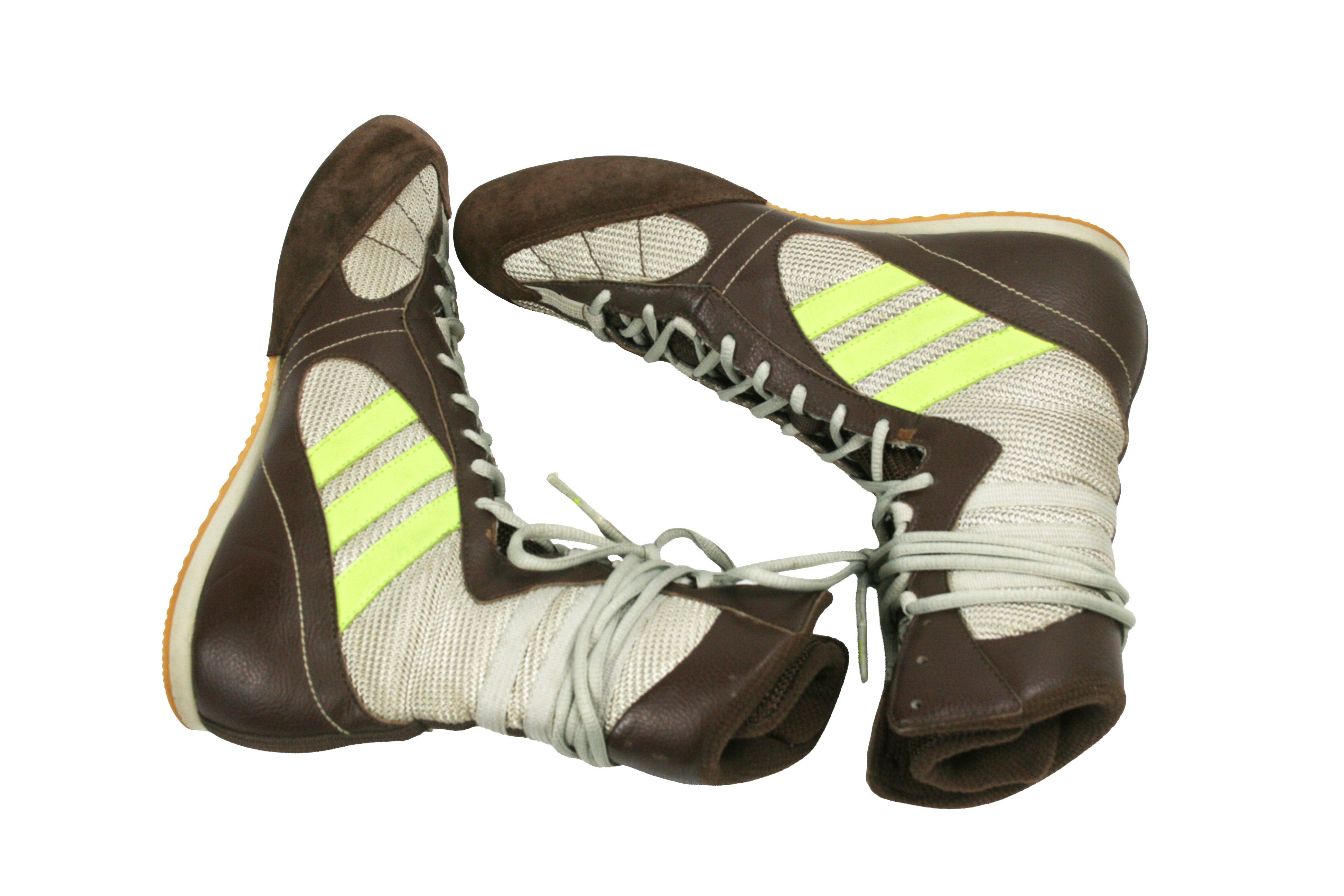 Adidas 2004 Tygun Boxing Y2K High Laced Boots Vintage Size US 8 / IT 38 - 12 Thumbnail