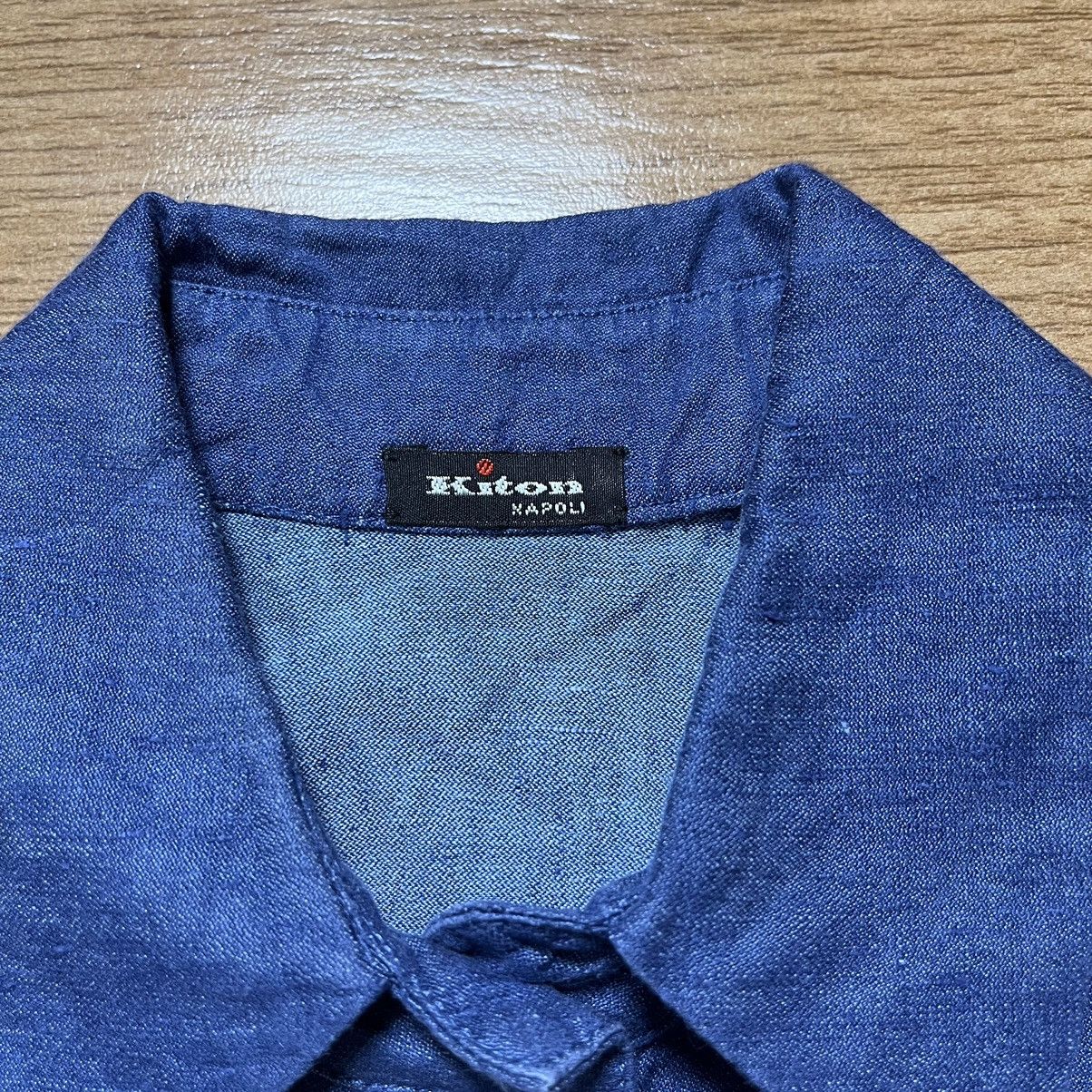Kiton Kiton Napoli Denim Dress Size S / US 4 / IT 40 - 7 Thumbnail