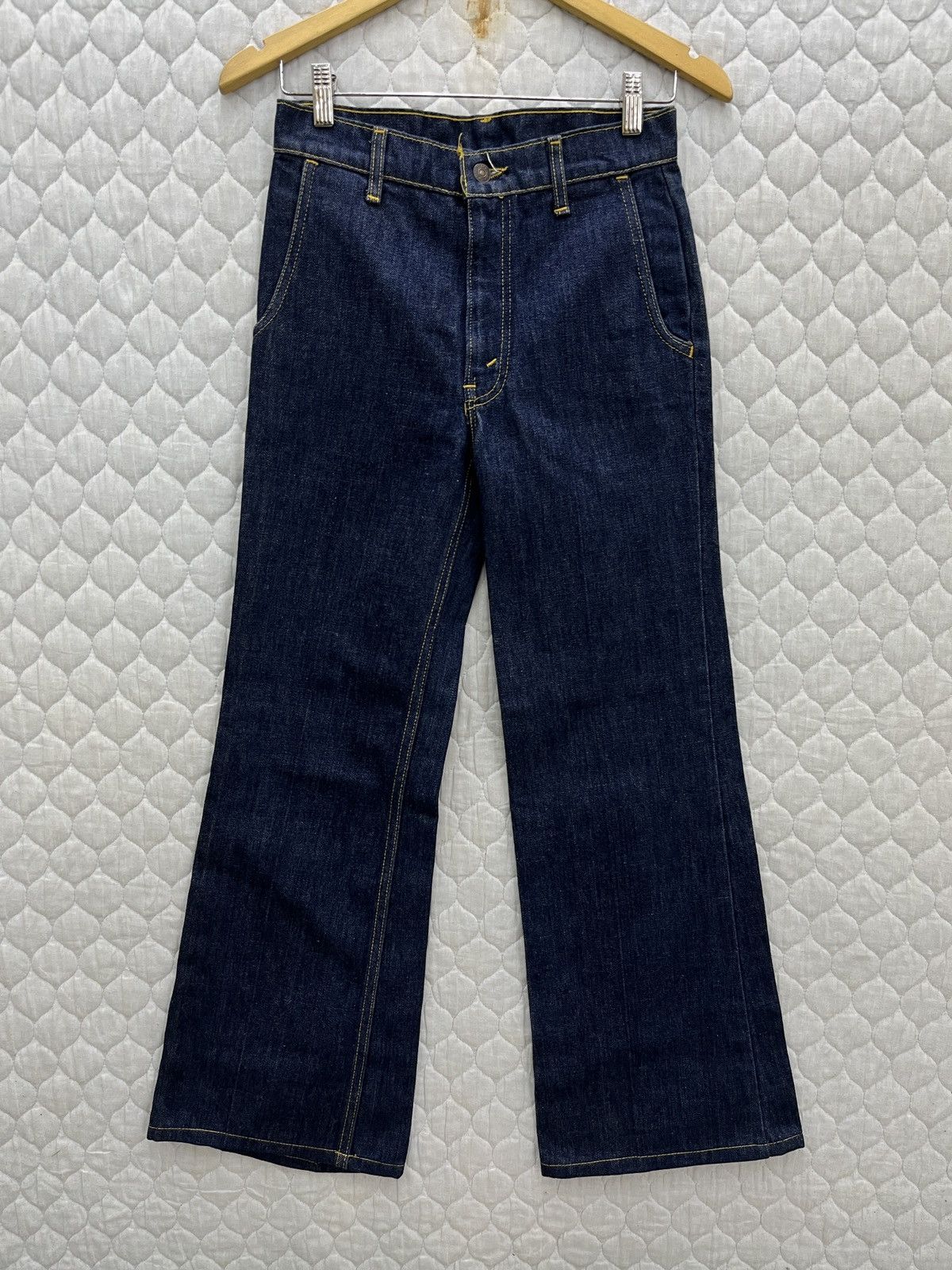 Levi's 🔥🔥🔥VTG 70’s LEVIS FRESH PRODUCE FLARED DENIM Size 28" / US 6 / IT 42 - 1 Thumbnail
