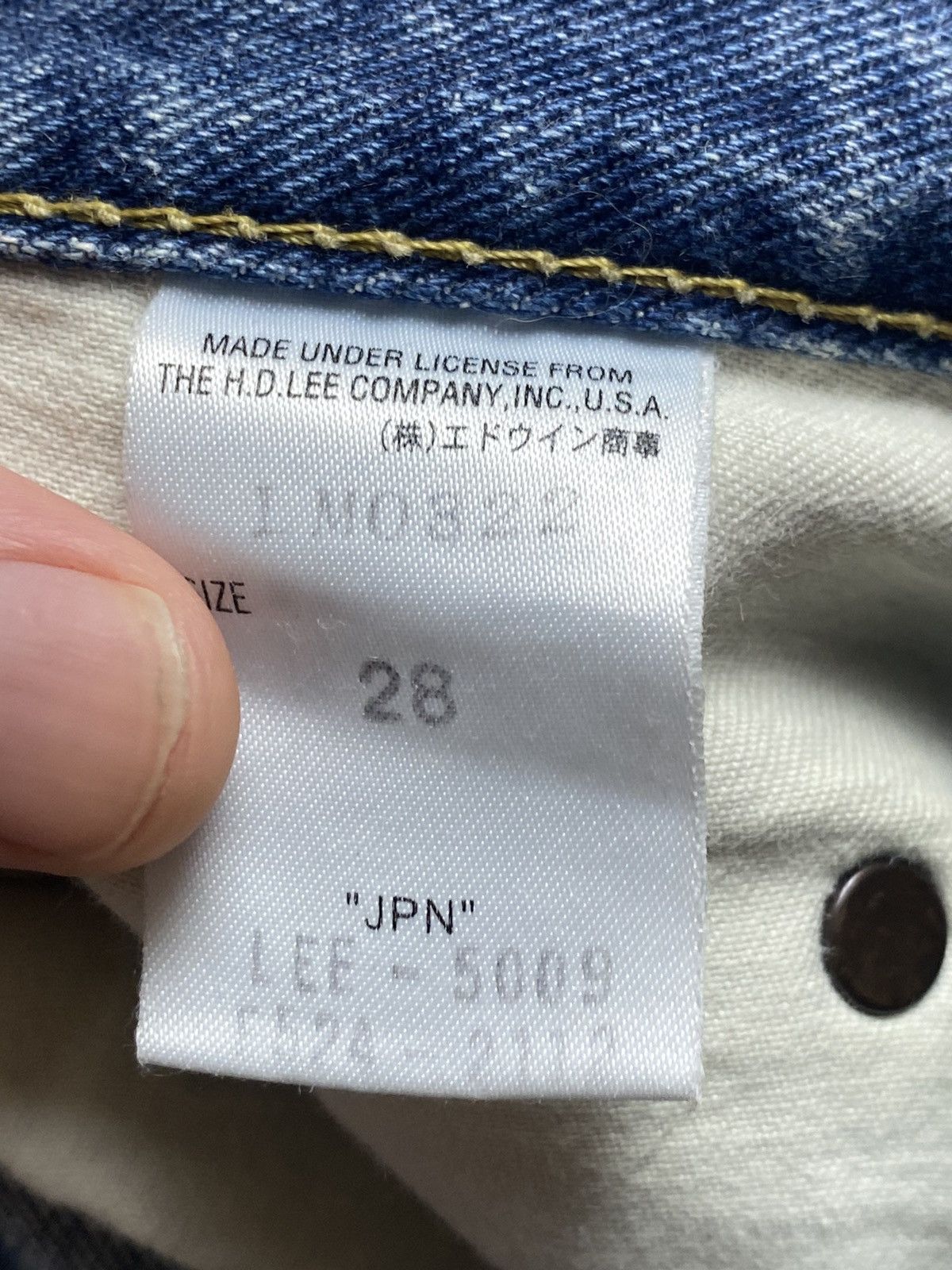If Six Was Nine 1990s Lee Riders - Washed Flared Cowboy Denim Size US 29 - 12 Thumbnail