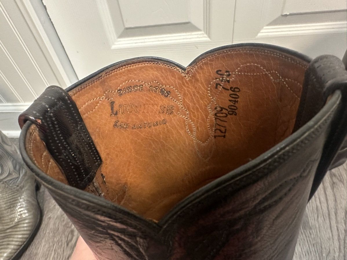 Lucchese Vintage Goat Leather Luccheses Size US 7.5 / IT 37.5 - 4 Thumbnail