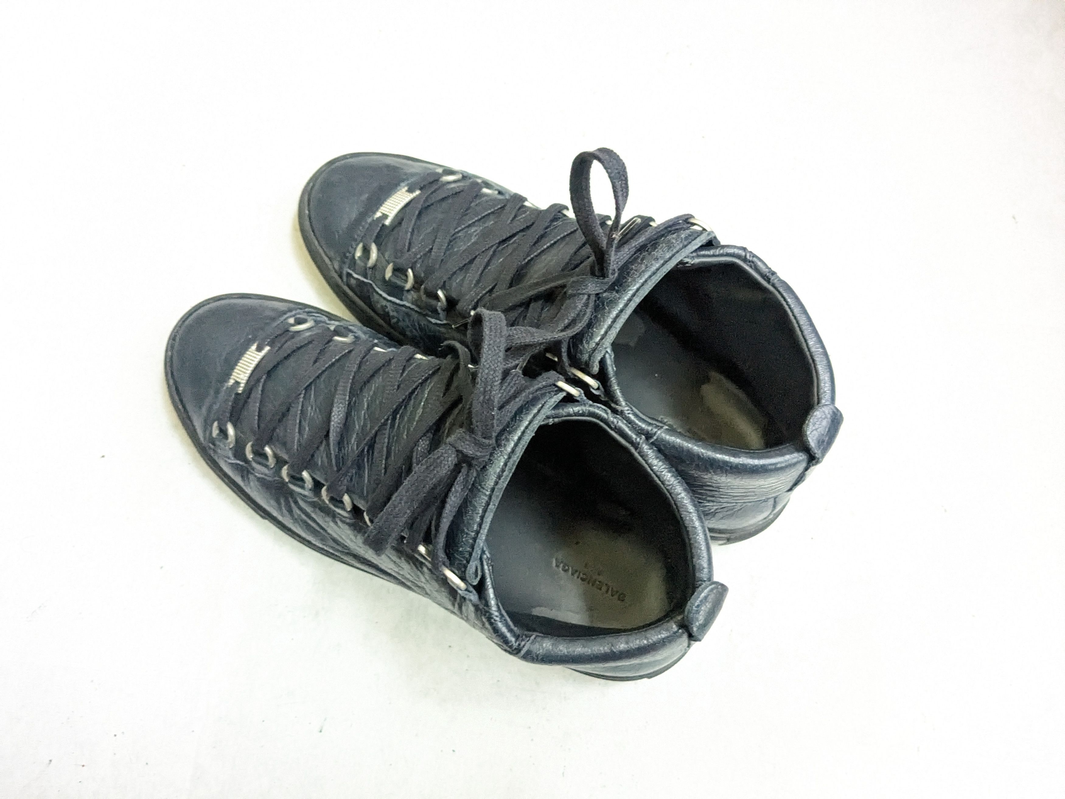 Balenciaga Balenciaga Arena Sneakers Navy Blue 9 High Tops Size US 9 / EU 42 - 15 Thumbnail