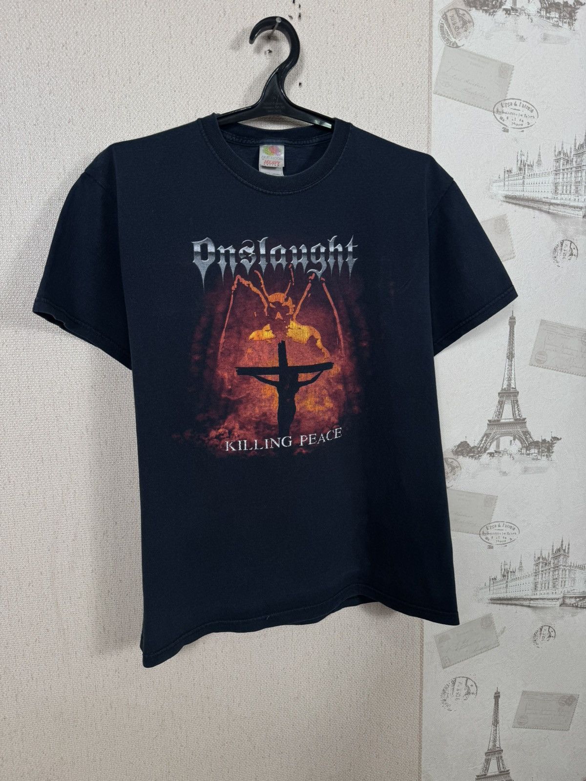 Other Vintage Onslaught T shirt Black Trash Metal Killing Place L Size US L / EU 52-54 / 3 - 12 Thumbnail