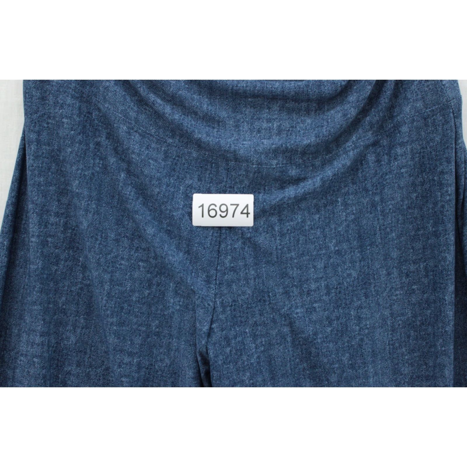 Vintage Coco Bianco BOHO Palazzo STRETCHY Lounge Pants Large Blue Embroidered Wide Leg Women's Pants Regular Size L Vintage Size 36" / US 14 / IT 50 - 8 Thumbnail