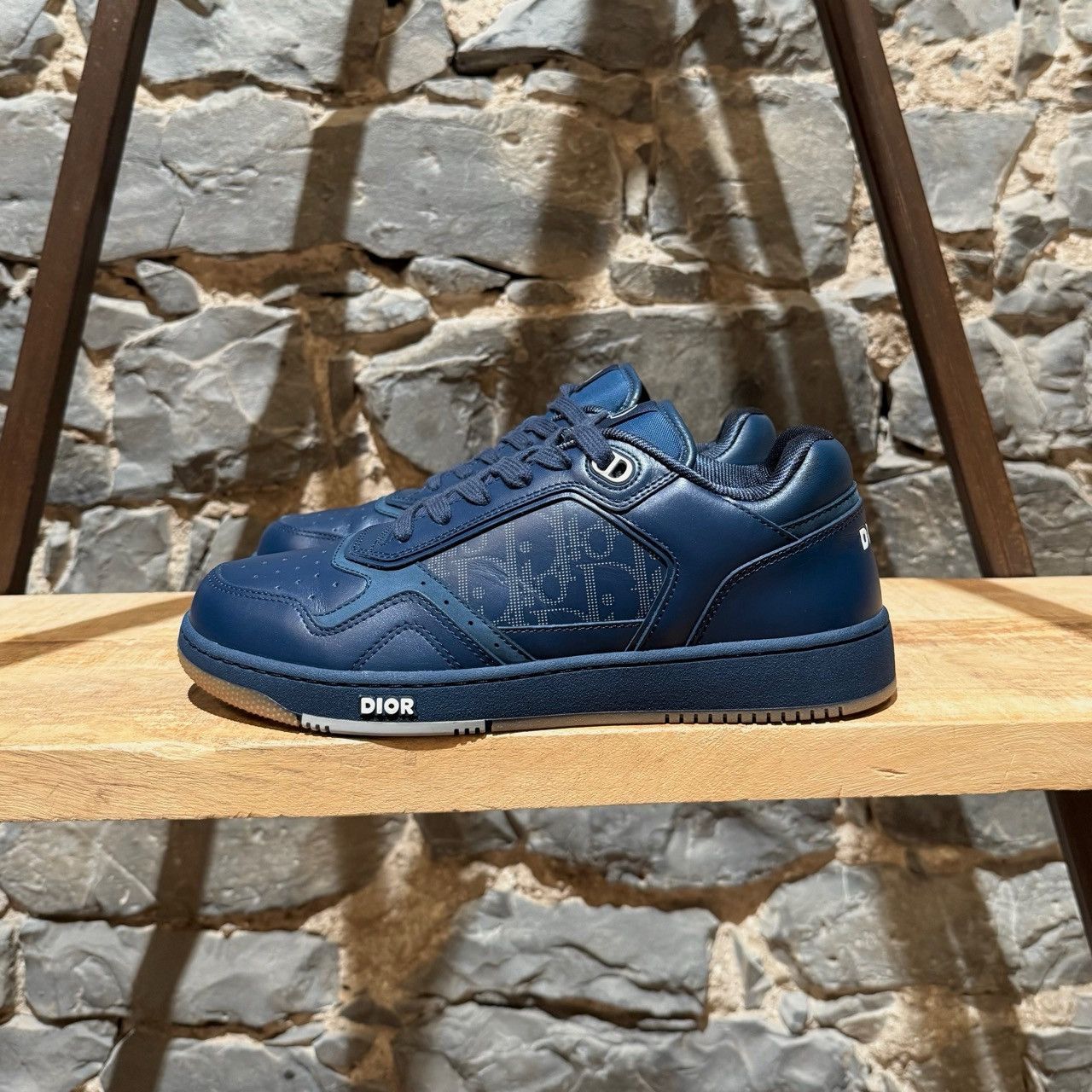 Dior Dior B27 Blue Galaxy Oblique Low-top Sneakers Size US 7 / EU 40 - 7 Thumbnail