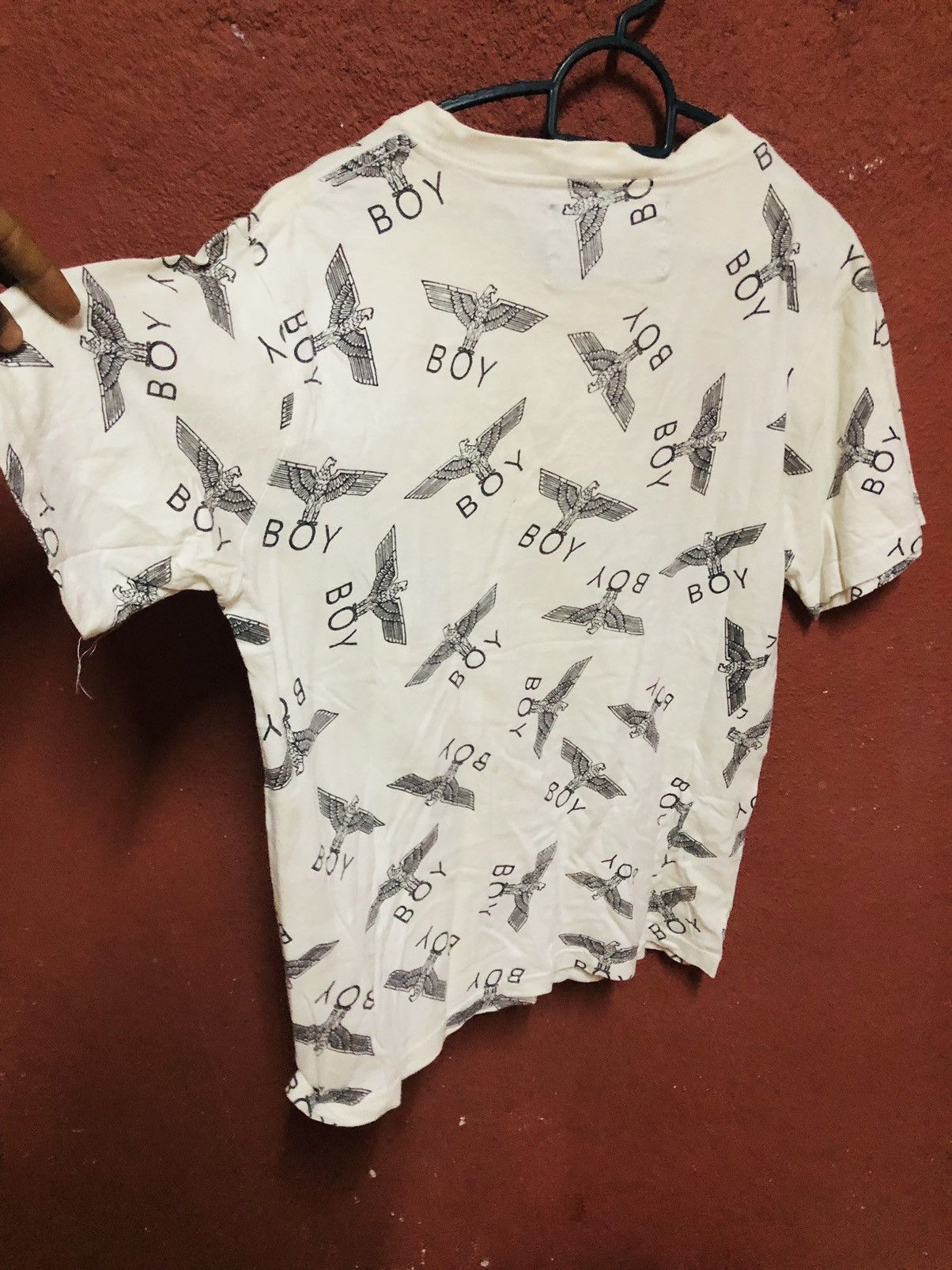 Boy London Boy London White All Over Print T- Shirt Size US L / EU 52-54 / 3 - 2 Thumbnail