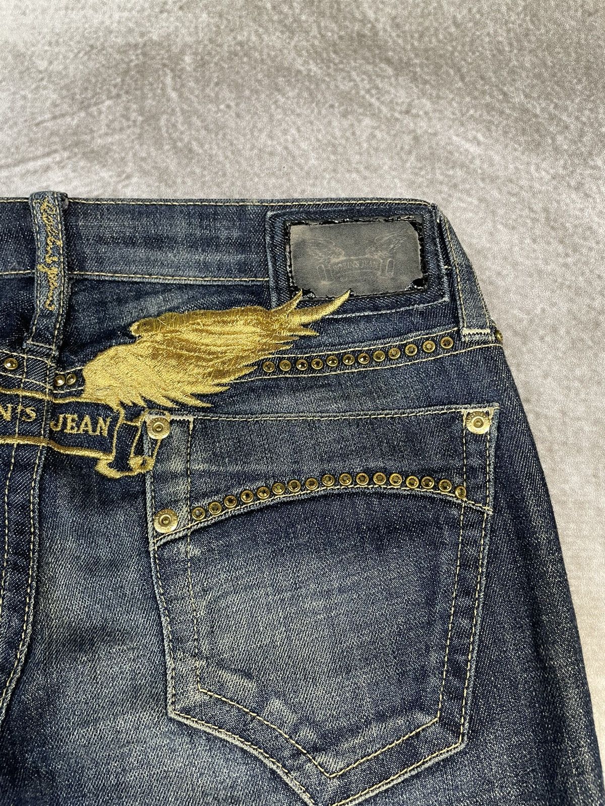 Robins Jeans Y2k Robin's Jean Low Rise Flare Boot Cut Denim Size 28" / US 6 / IT 42 - 7 Thumbnail