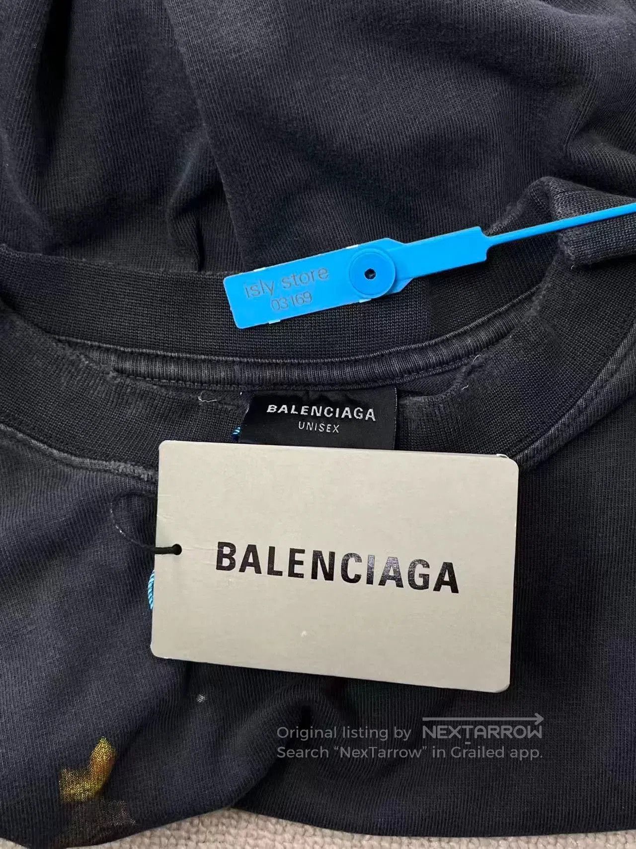 Balenciaga Balenciaga Graphic Letter Print Crewneck T-Shirt. Size US S / EU 44-46 / 1 - 5 Thumbnail