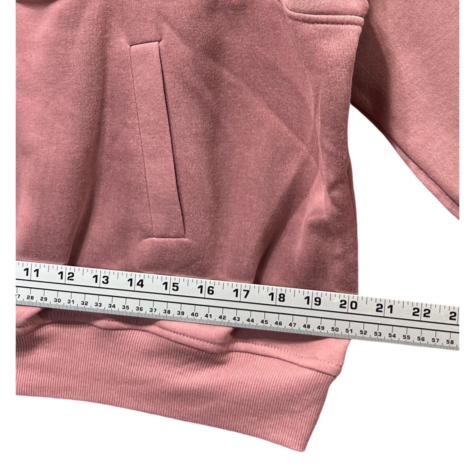 Other Love Mood - Women's Long Sleeve 1/2 Zip Sweatshirt - Pink - Size S / US 4 / IT 40 - 5 Thumbnail