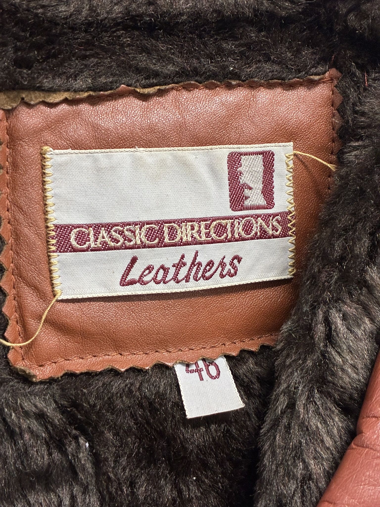 Other Classic Directions Jacket Brown Leather Faux Fur Size 46 Size US XL / EU 56 / 4 - 2 Thumbnail