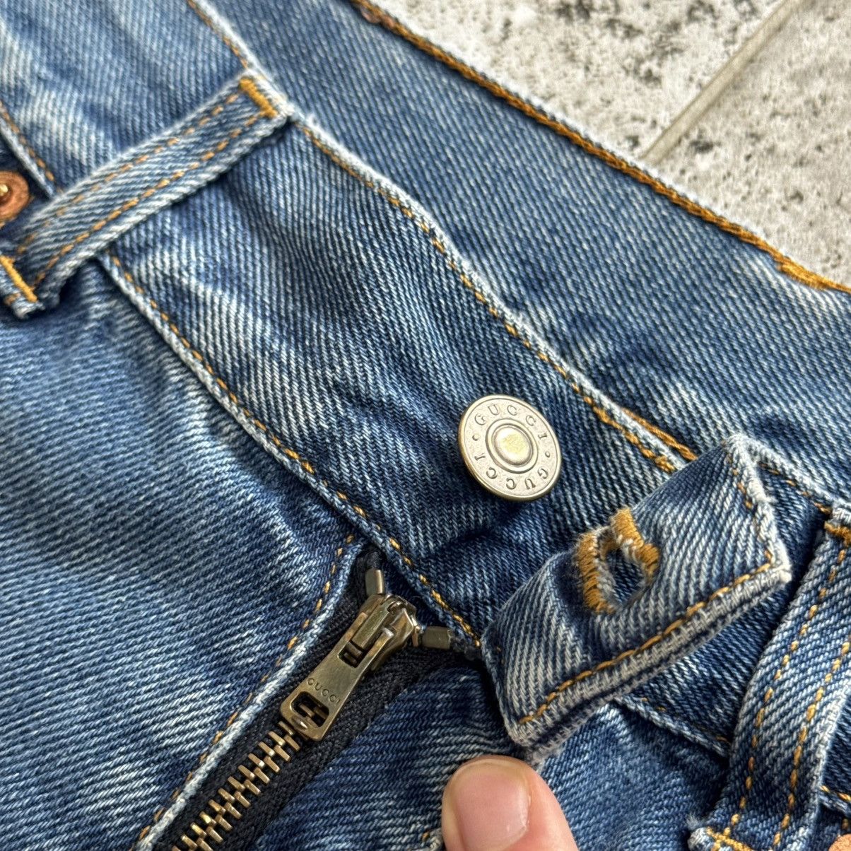 Gucci Gucci Tom Ford Era 00s Bootcut Flared Washed Jeans Pants Size US 32 / EU 48 - 8 Thumbnail