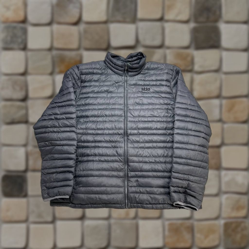 Vintage Stio Pinion Down Sweater Jacket Mens XXL Black Nylon Abrasion Resistant Full Zip Size US XXL / EU 58 / 5 - 1 Thumbnail