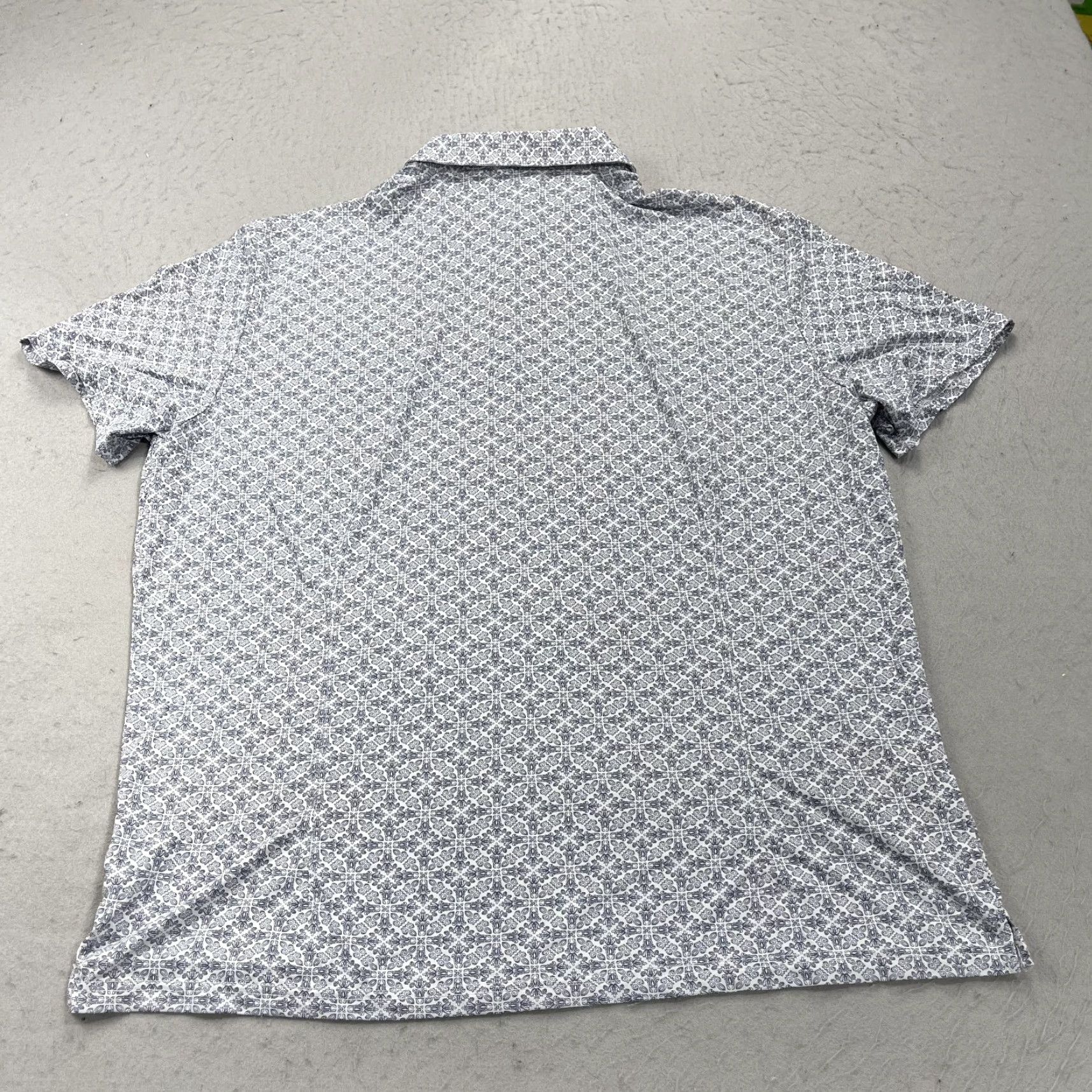 Vintage State and Liberty Polo Shirt Mens 3XL White Abstract Printed Golf Stretch Polo Shirt Mens 3XL White Abstract Printed Golf Stretch Size US XXL / EU 58 / 5 - 7 Thumbnail