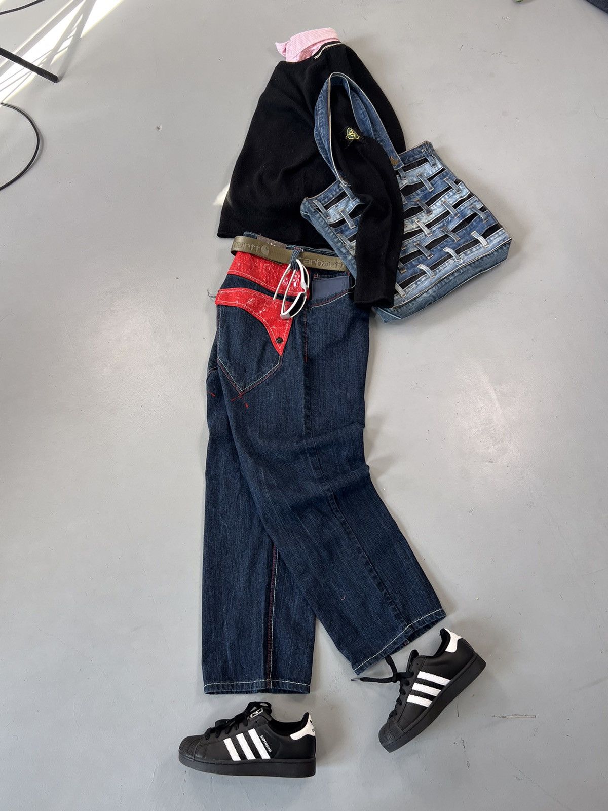 Affliction Rare vintage redape baggy fit denim Size US 38 / EU 54 - 1 Thumbnail