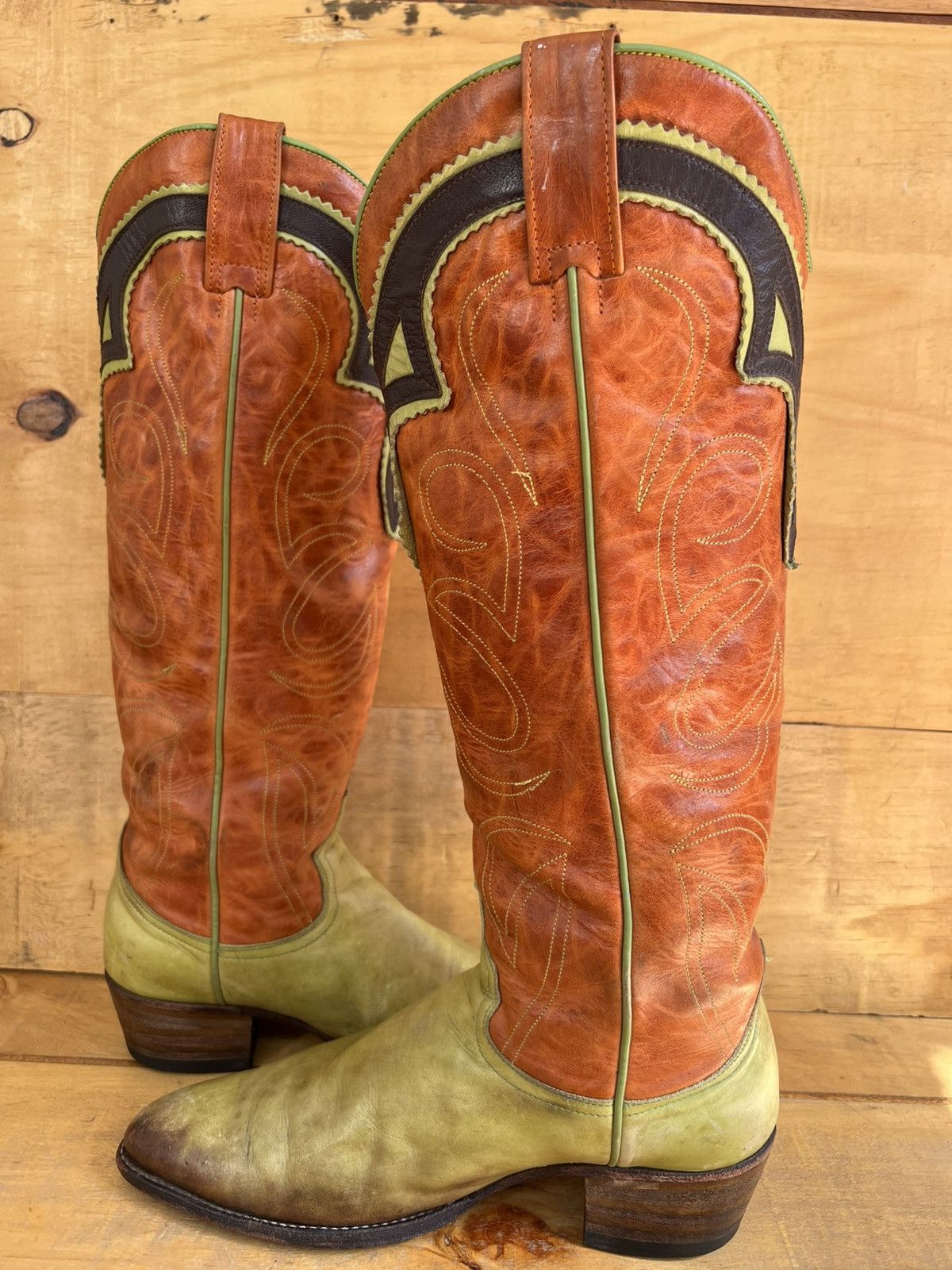 Sendra × Vintage Sendra Vintage Cowboy Boots Mens US 8 | EU 41 / UK 7.5 Size US 8 / IT 38 - 7 Thumbnail