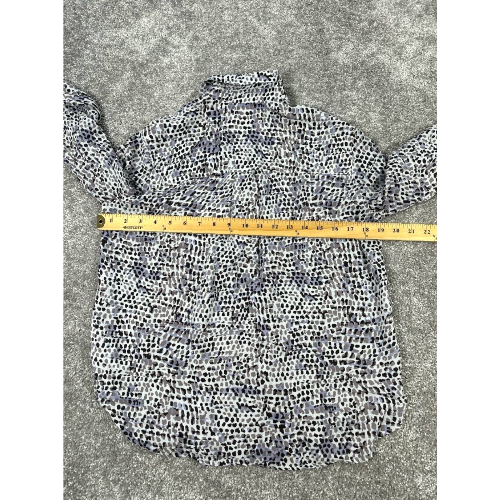 Rails VINTAGE Rails Womens Button-Up Shirt XS Purple Polka Dot Casual Spring Fall Summer Women's Size XS / US 0-2 / IT 36-38 - 5 Thumbnail