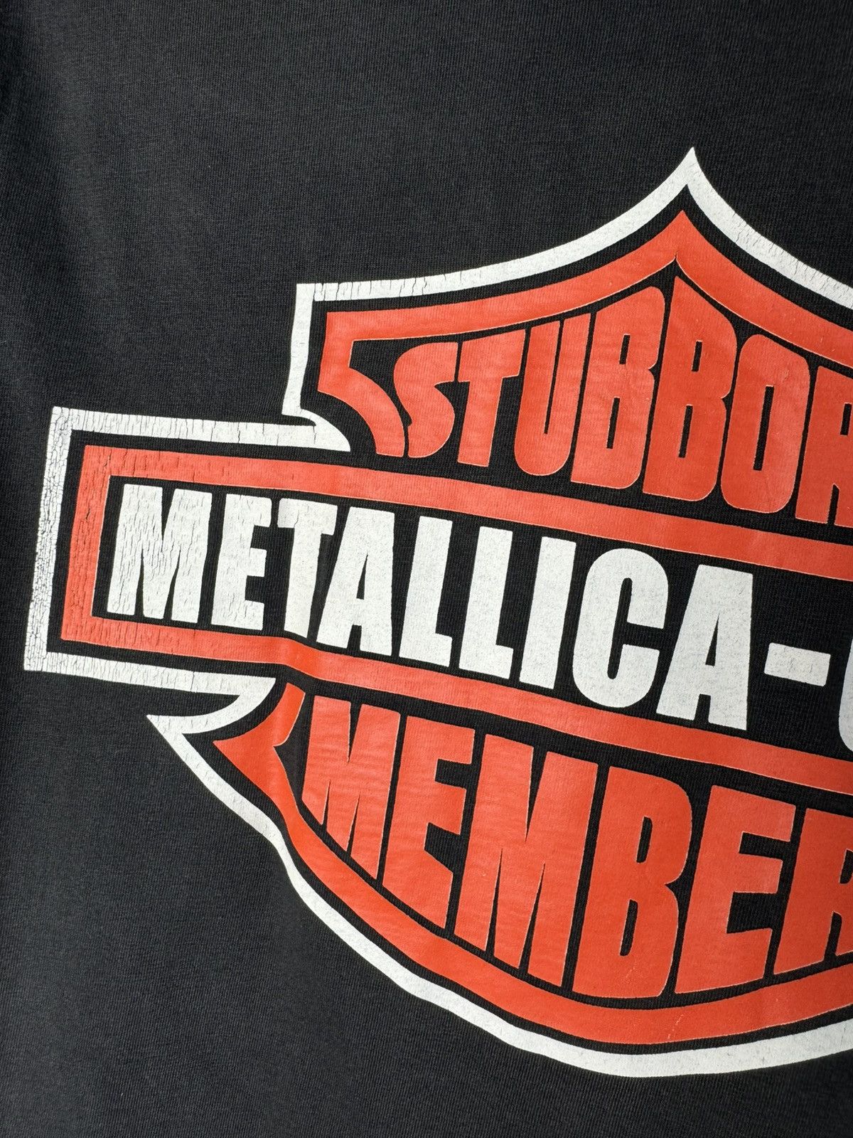 Metallica Vintage 1998 Metallica Met Club Stubborn Member T-Shirt Size US S / EU 44-46 / 1 - 7 Thumbnail