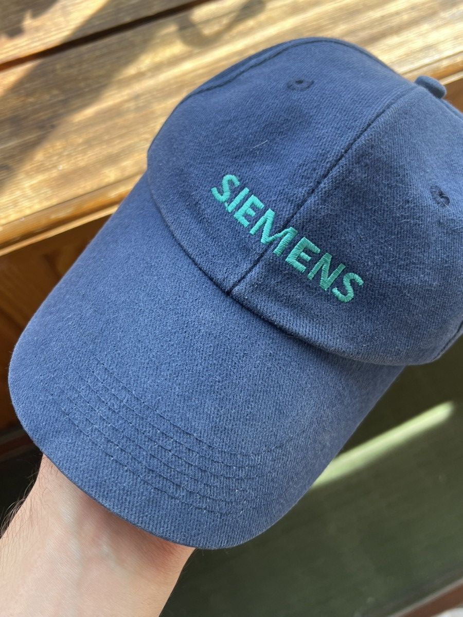 Vintage Y2K Siemens Vintage Hat Teal Snapback Size ONE SIZE - 12 Thumbnail