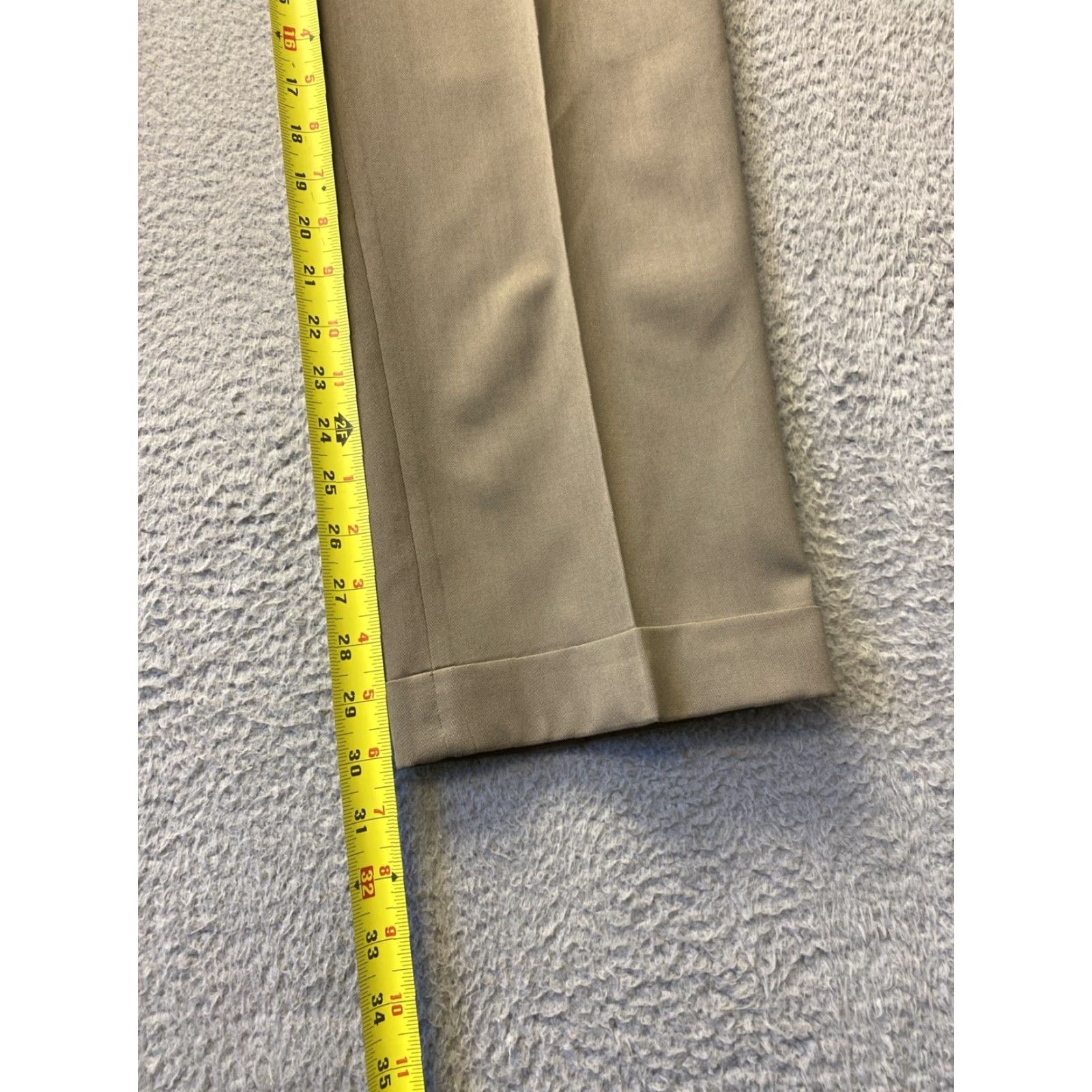 Brooks Brothers Brooks Brothers Dress Pants Men’s 35 x 30 Tan Wool /0613 Regular Classic Stretch Size US 35 - 4 Thumbnail