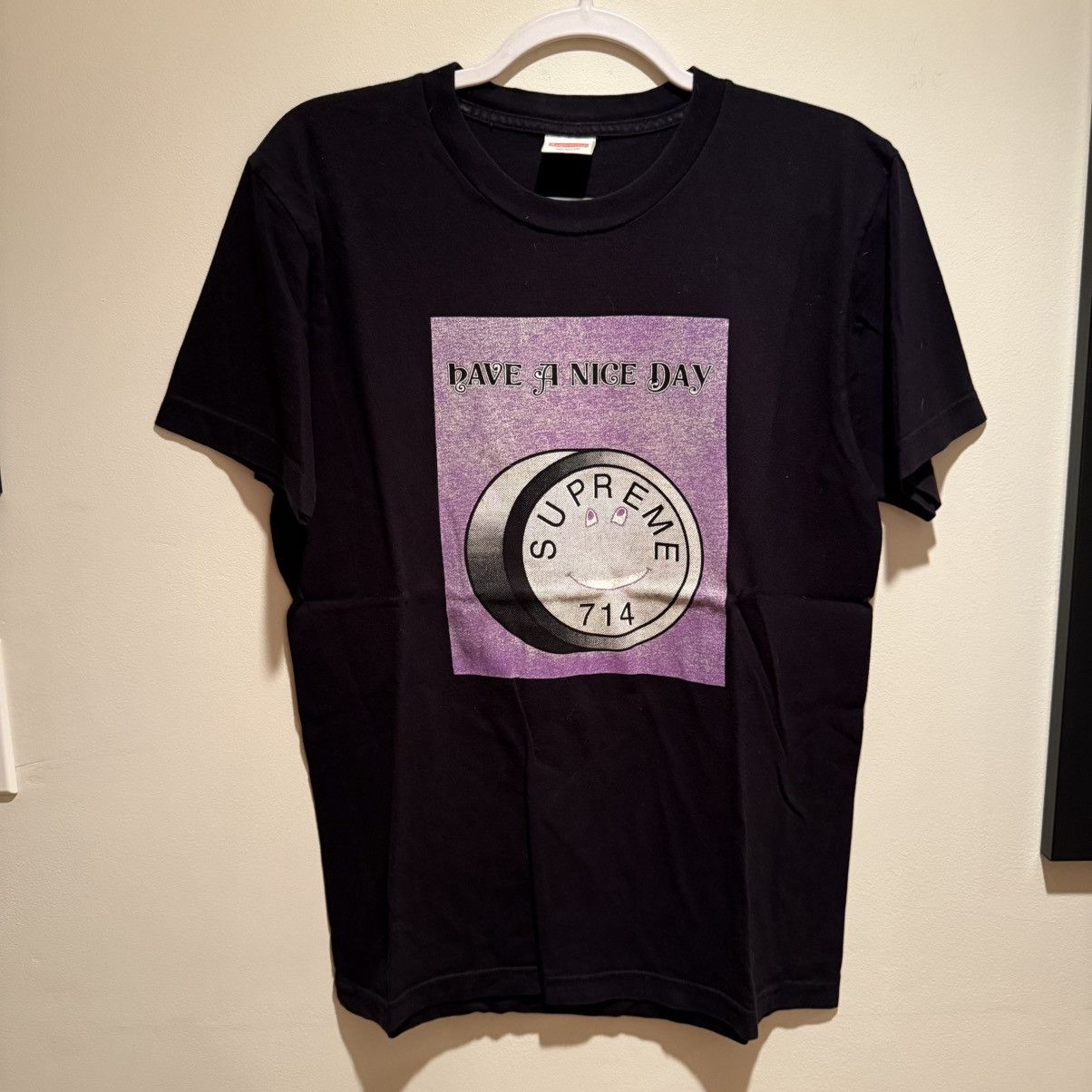 Supreme Supreme “Have a nice day” T-shirt Black Medium Size US M / EU 48-50 / 2 - 1 Thumbnail