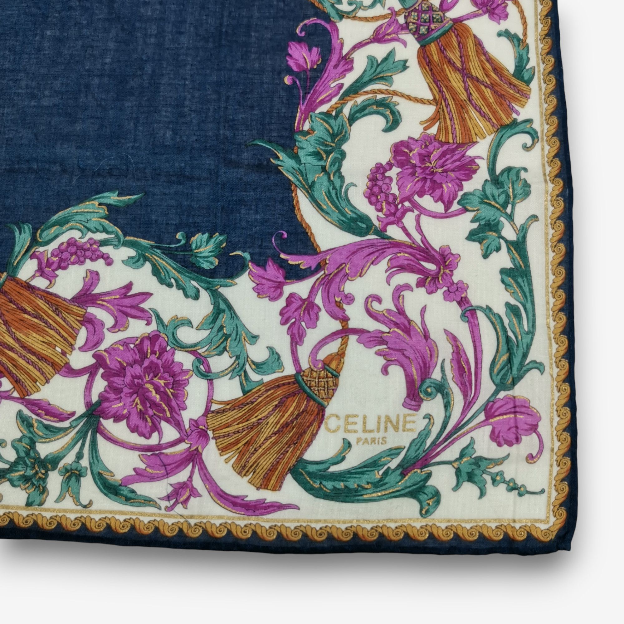 Celine Vintage Celine Handkerchief Pocket Square Bandana Size ONE SIZE - 2 Thumbnail