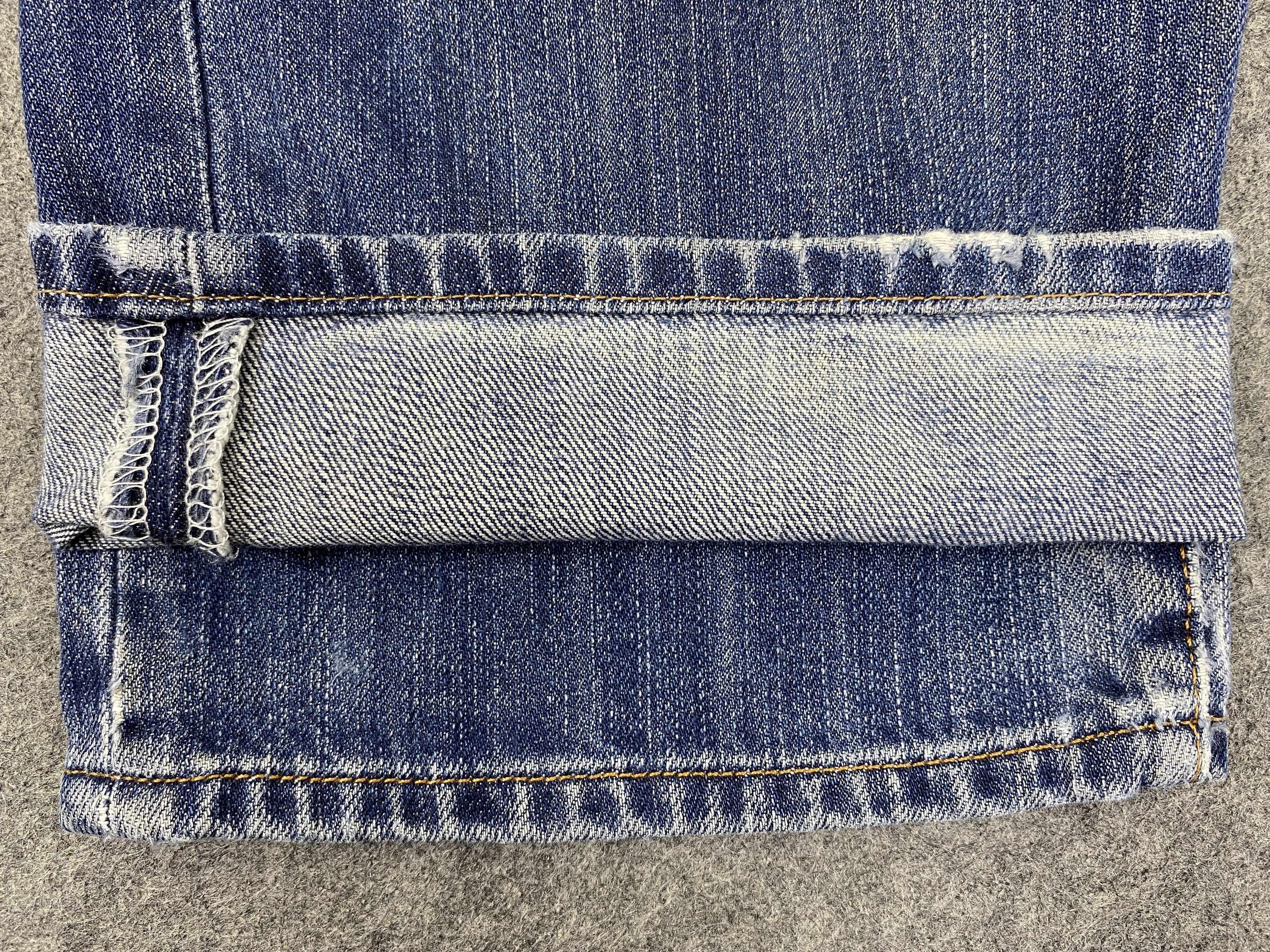 Japanese Brand istressed Blue Vintage Levi's 501 34x33 Denim -JN2480 Size US 34 / EU 50 - 13 Thumbnail