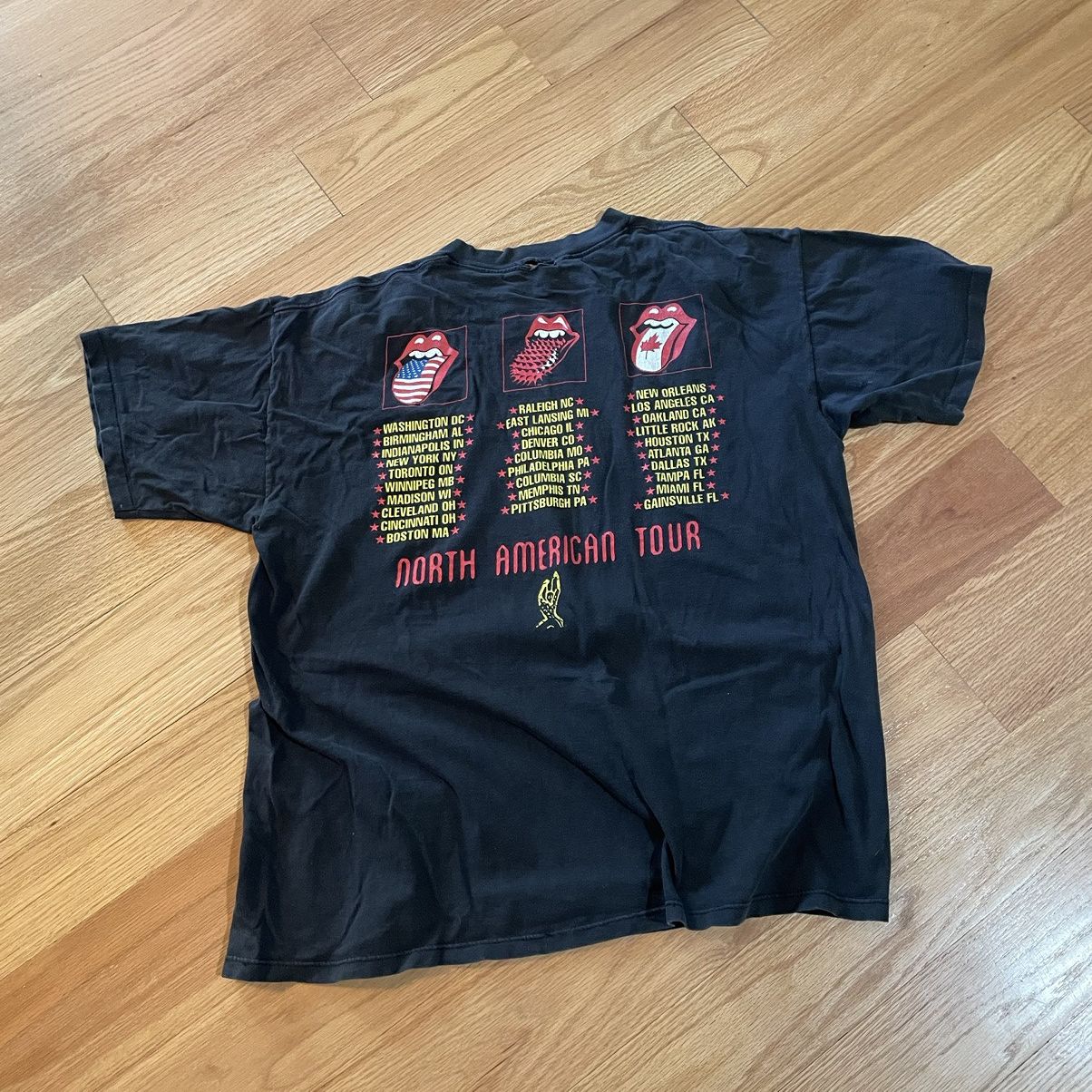 RARE Vintage Rolling Stones Voodoo Lounge 1994 New Orleans popular Staff Shirt